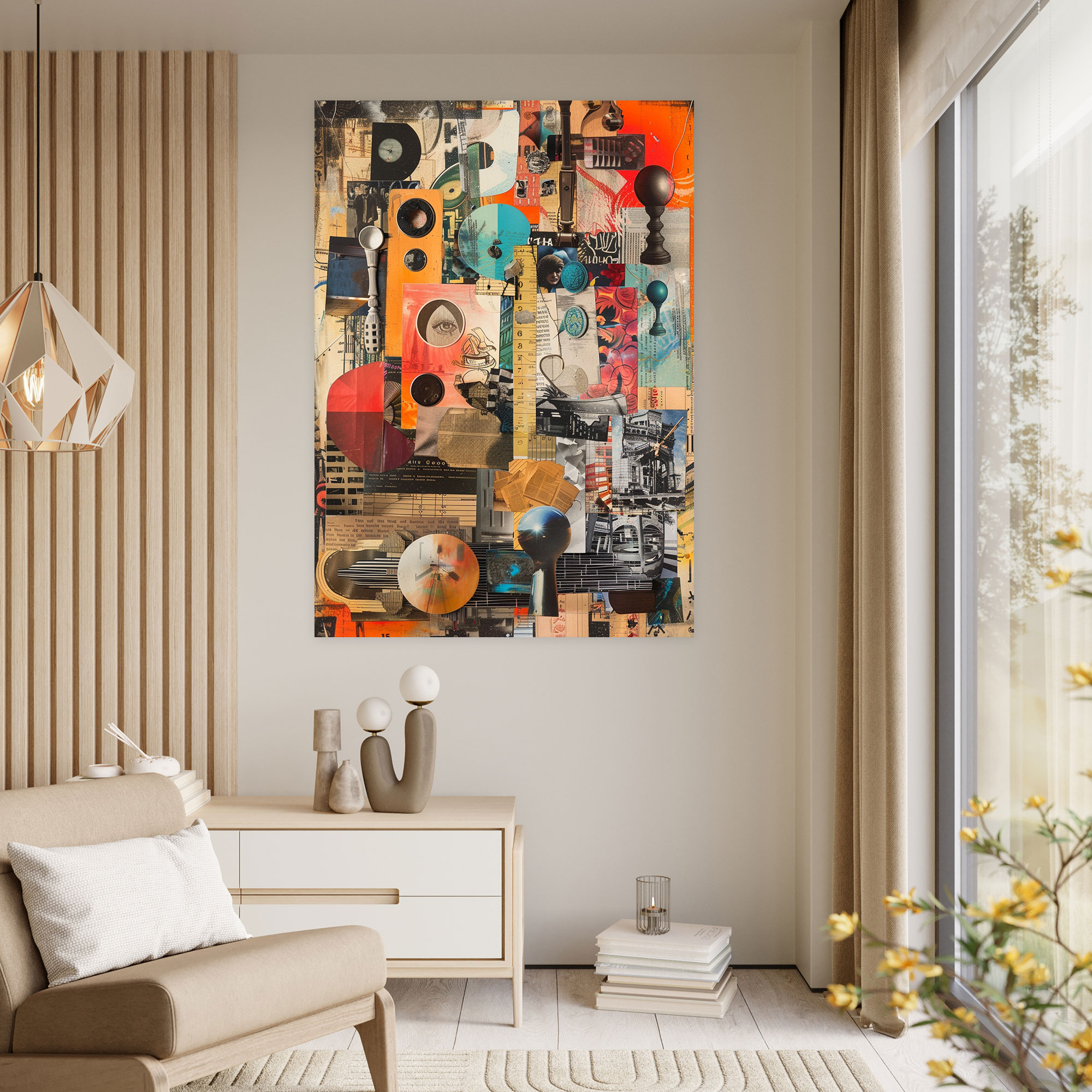 Dadaism Random Objects Wall Art - Dadaism, Canvas Wall Art, Wall Decoration, Canvas