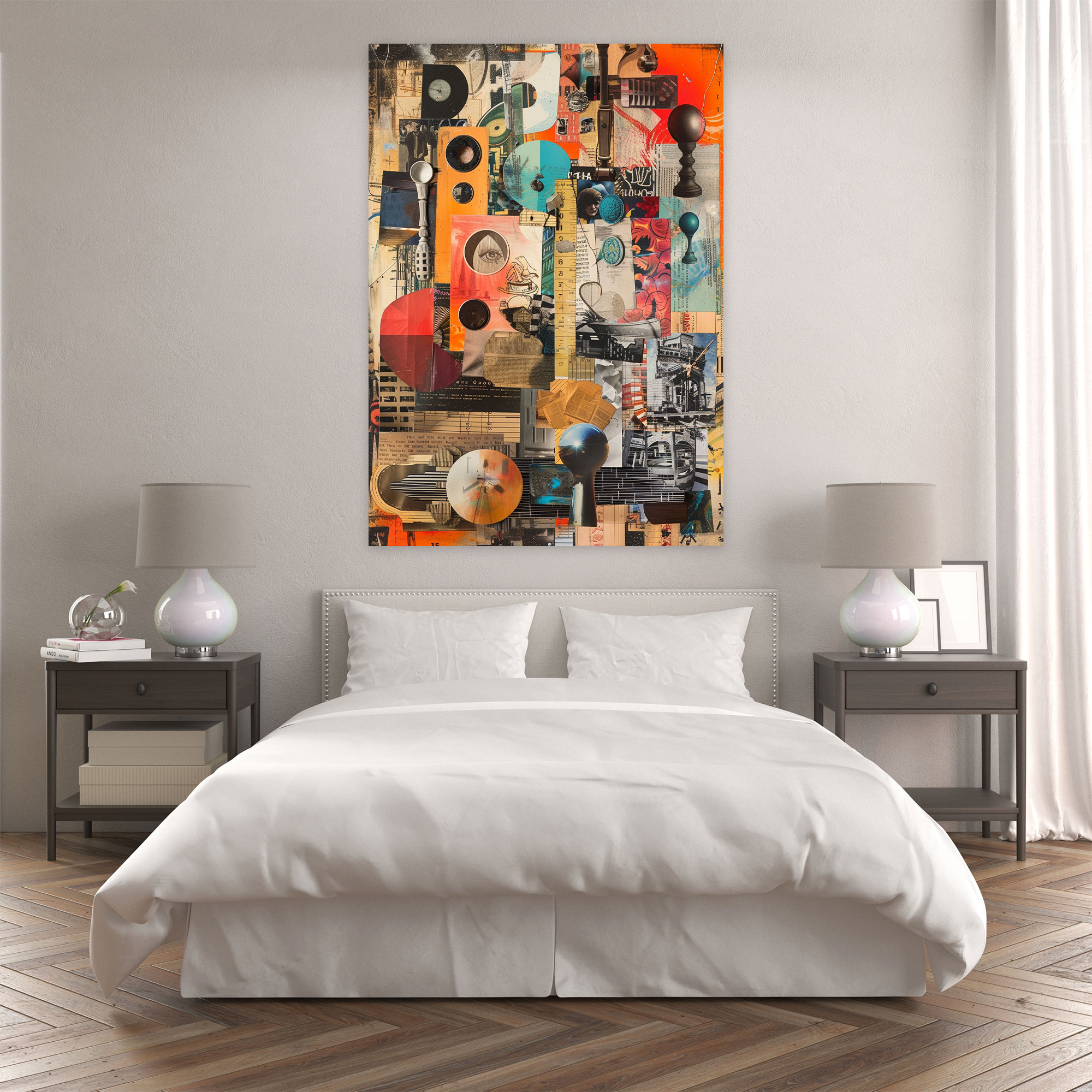 Dadaism Random Objects Wall Art - Dadaism, Canvas Wall Art, Wall Decoration, Canvas
