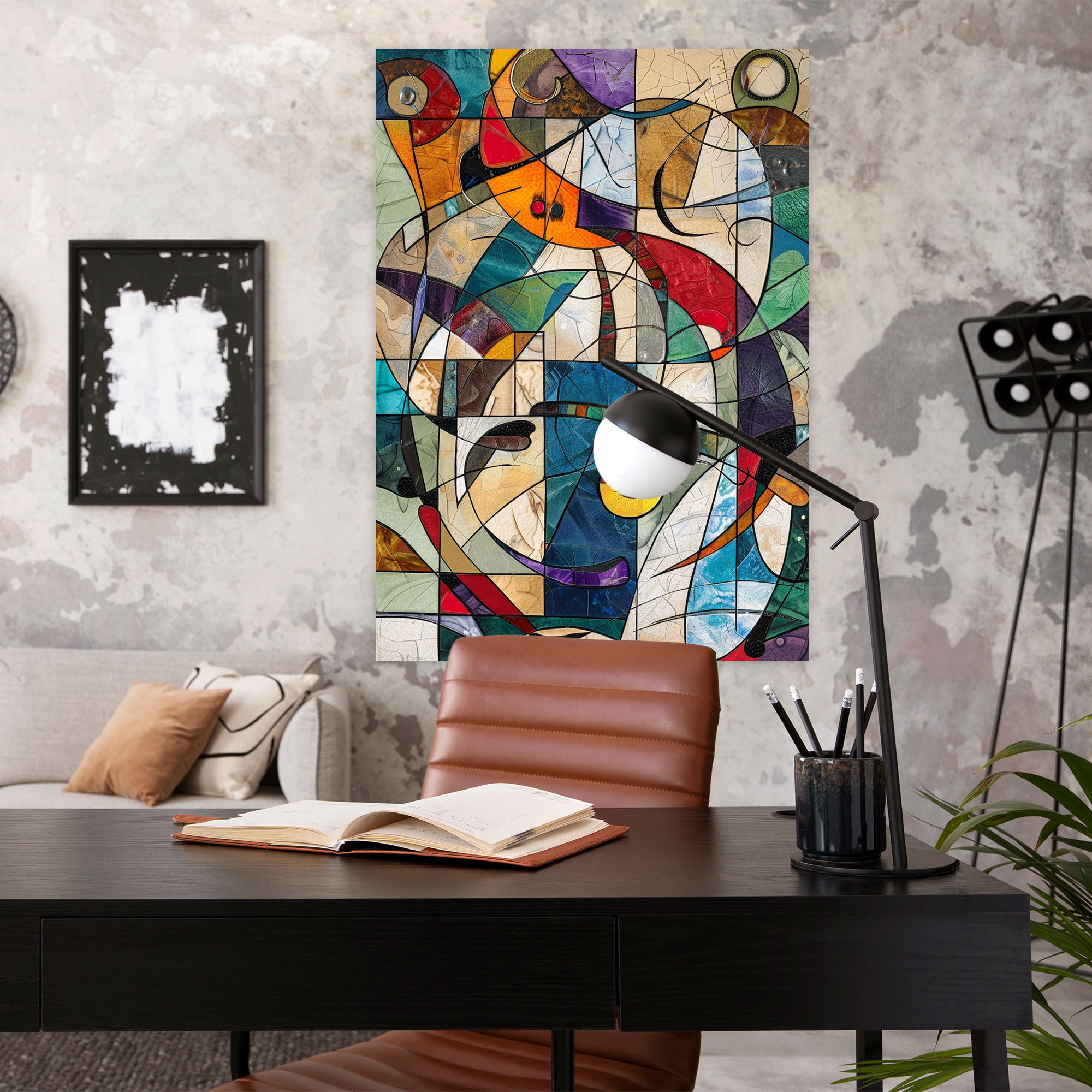 Dadaism Chaos Of Colors Wall Decoration - Dadaism, Canvas, Dadaism, Wall Decoration