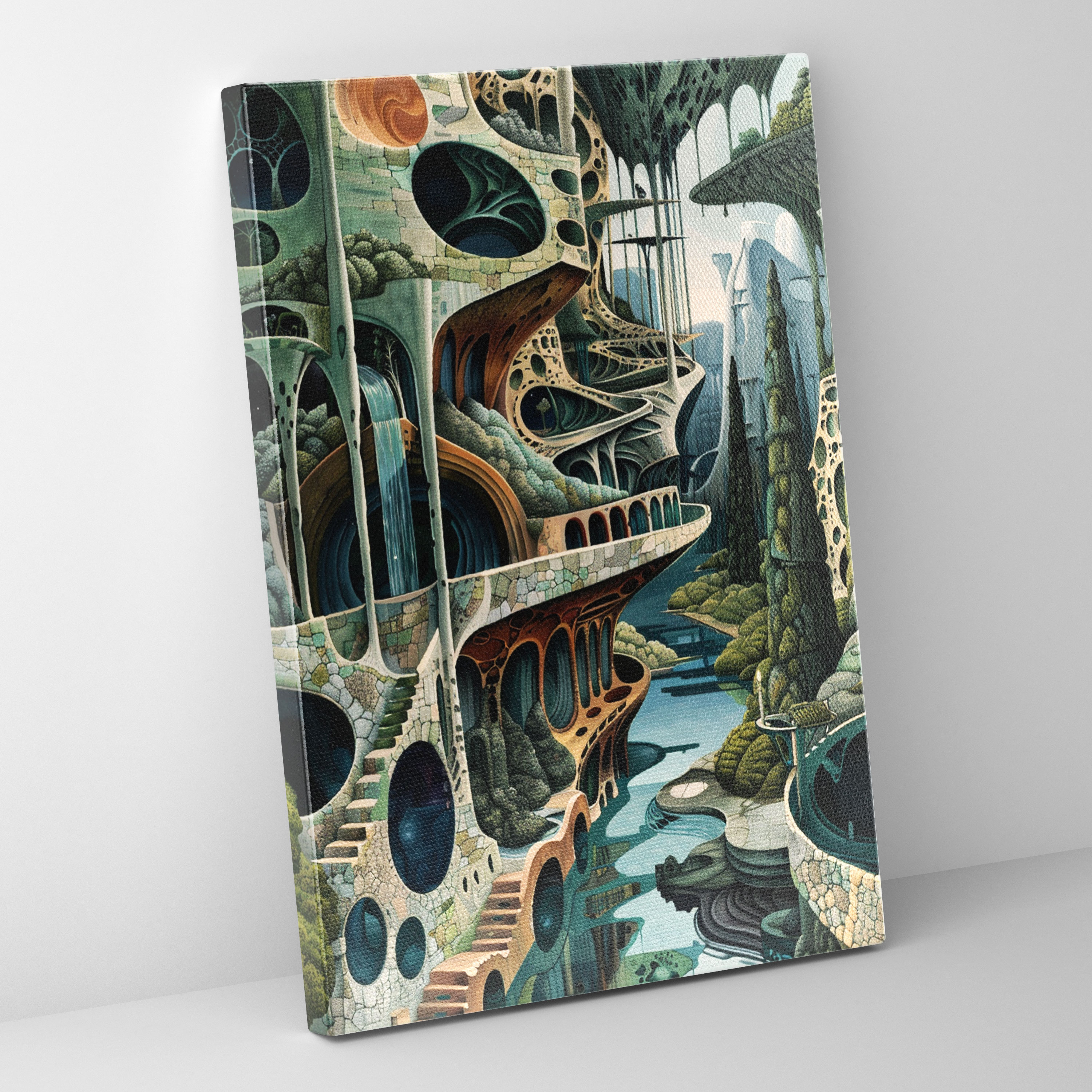 Dadaism Surreal Landscapes Wall Art - Dadaism, Dadaism, Home Decoration, Canvas
