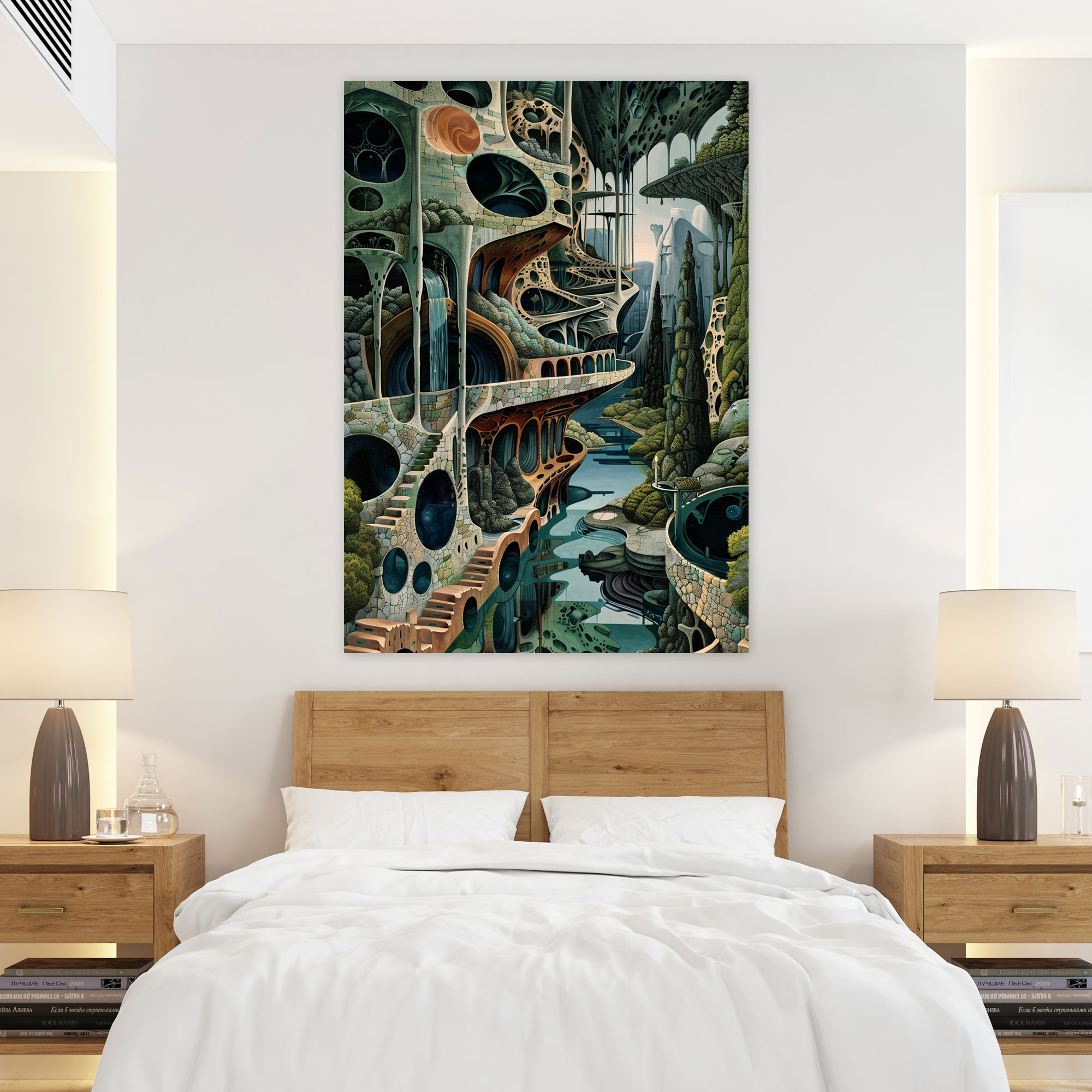 Dadaism Surreal Landscapes Wall Art - Dadaism, Dadaism, Home Decoration, Canvas