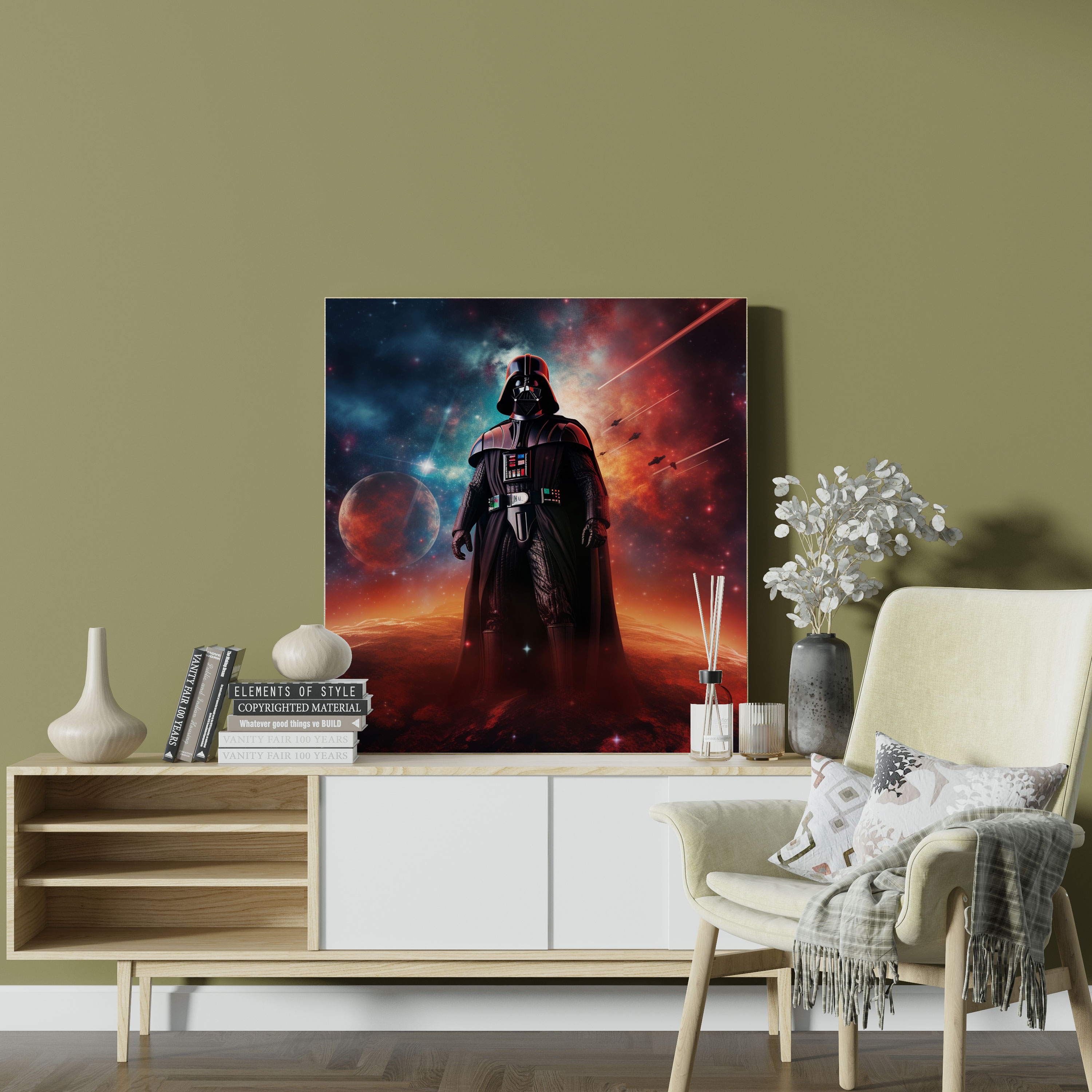 Darth Vader Kanvas Tablo - Duvar Sanatı Ev Dekorasyonu