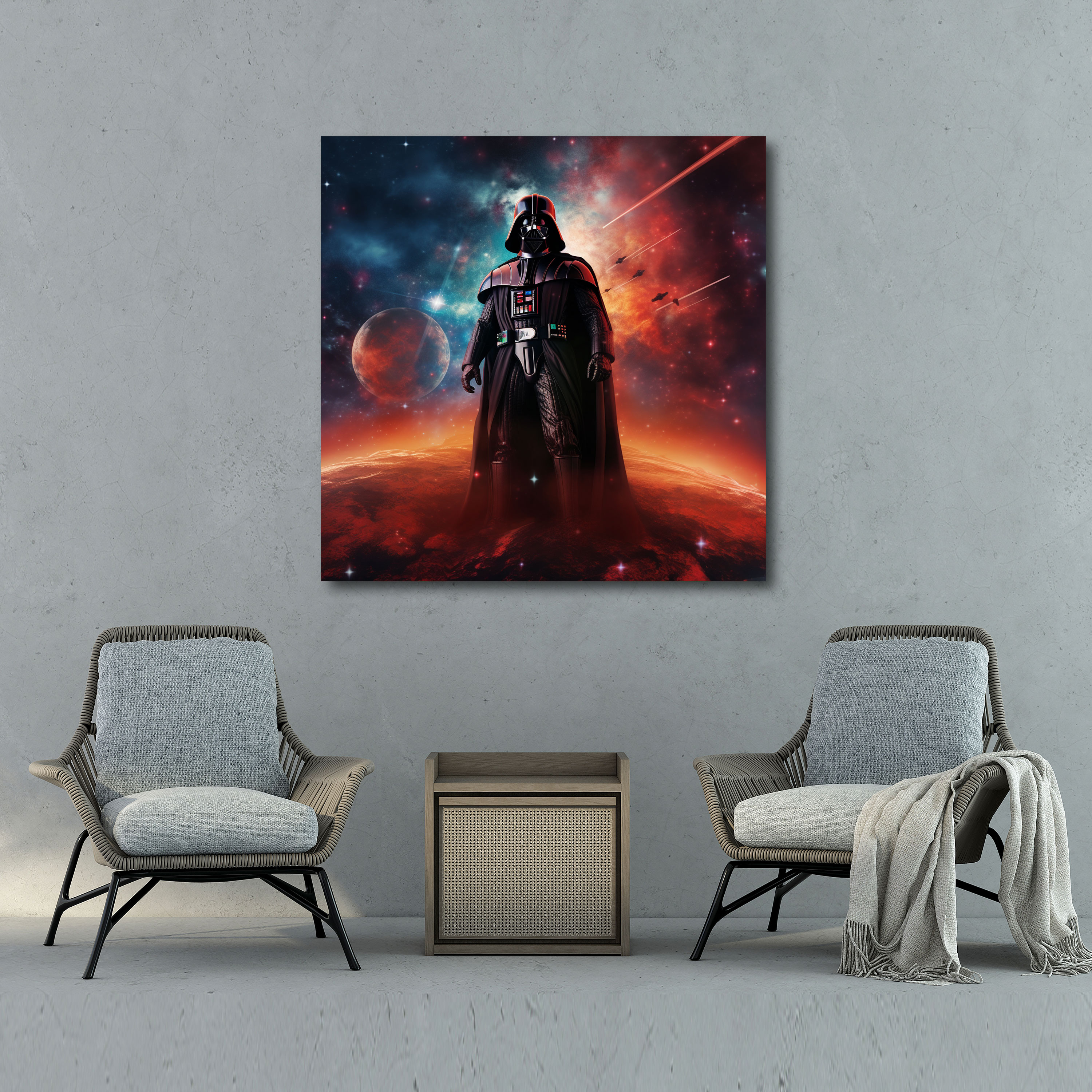 Darth Vader Kanvas Tablo - Duvar Sanatı Ev Dekorasyonu