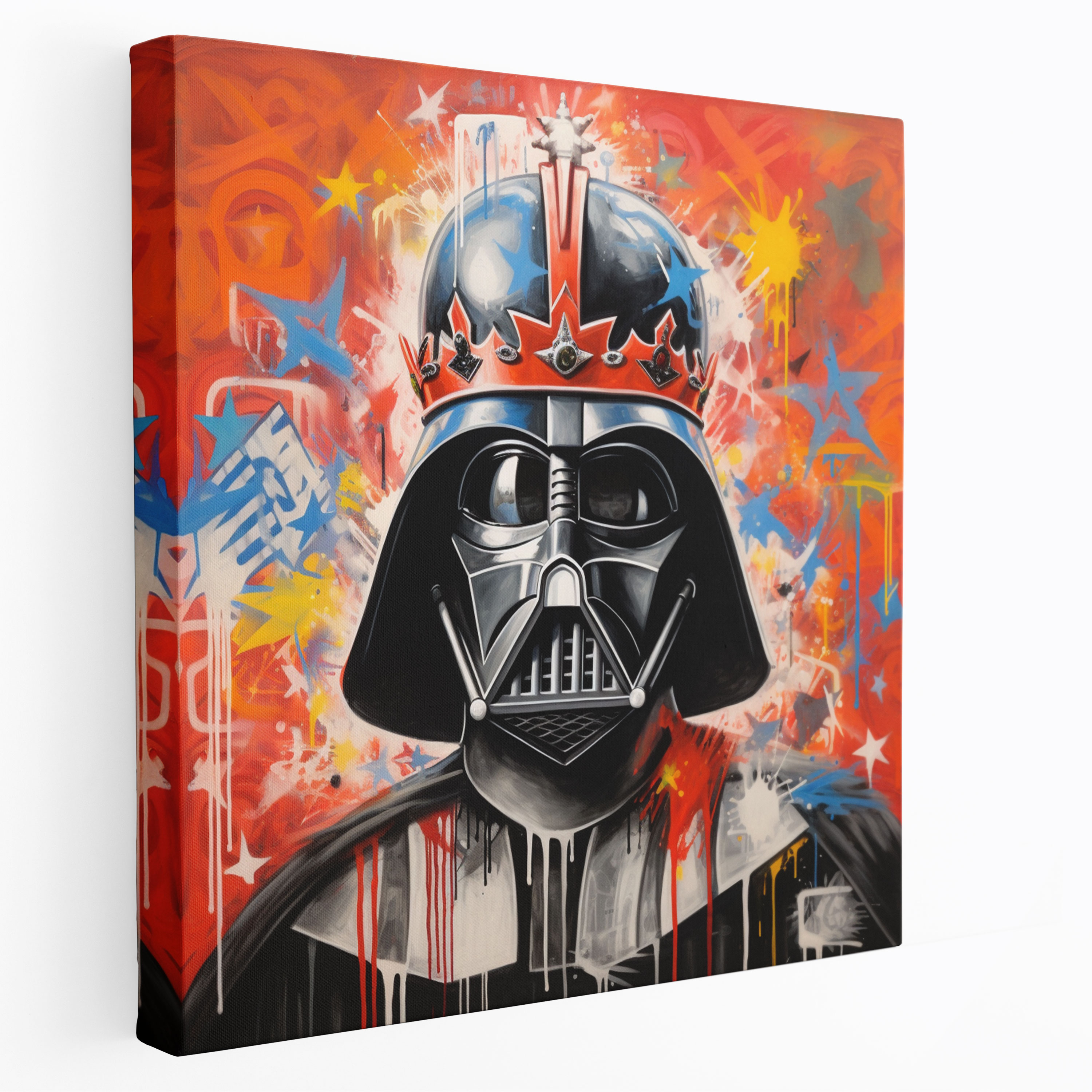 Darth Vader Wall Art - Darth Vader, Canvas Wall Art, Home Decoration, Graffiti Style