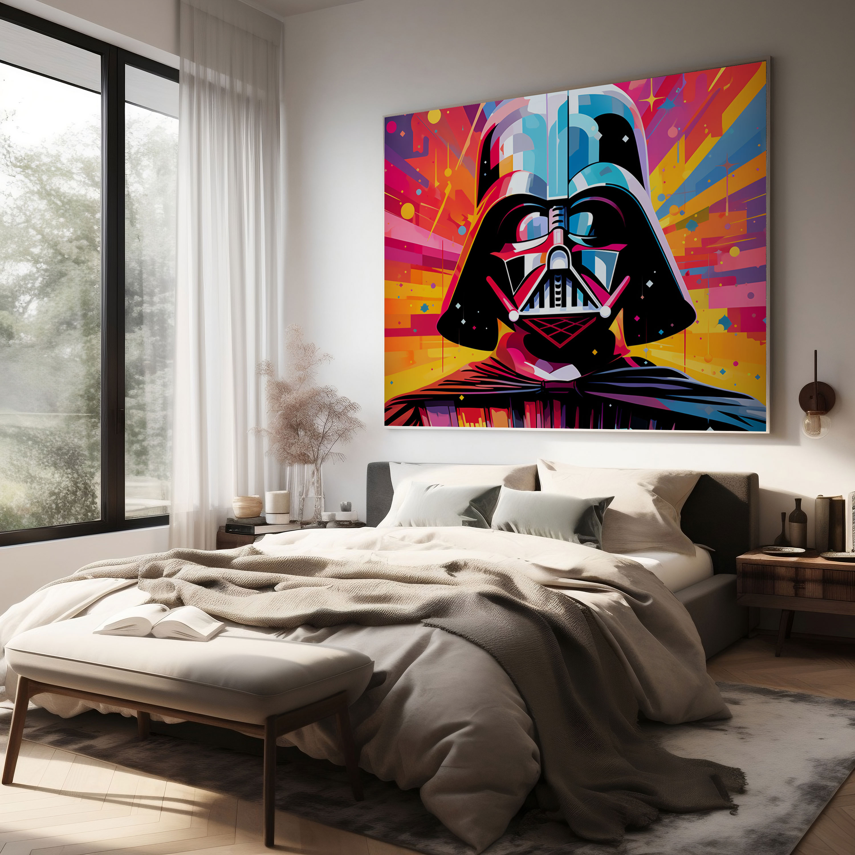 Darth Vader Canvas Print - Darth Vader, Canvas, Home Decoration, Vibrant Colors