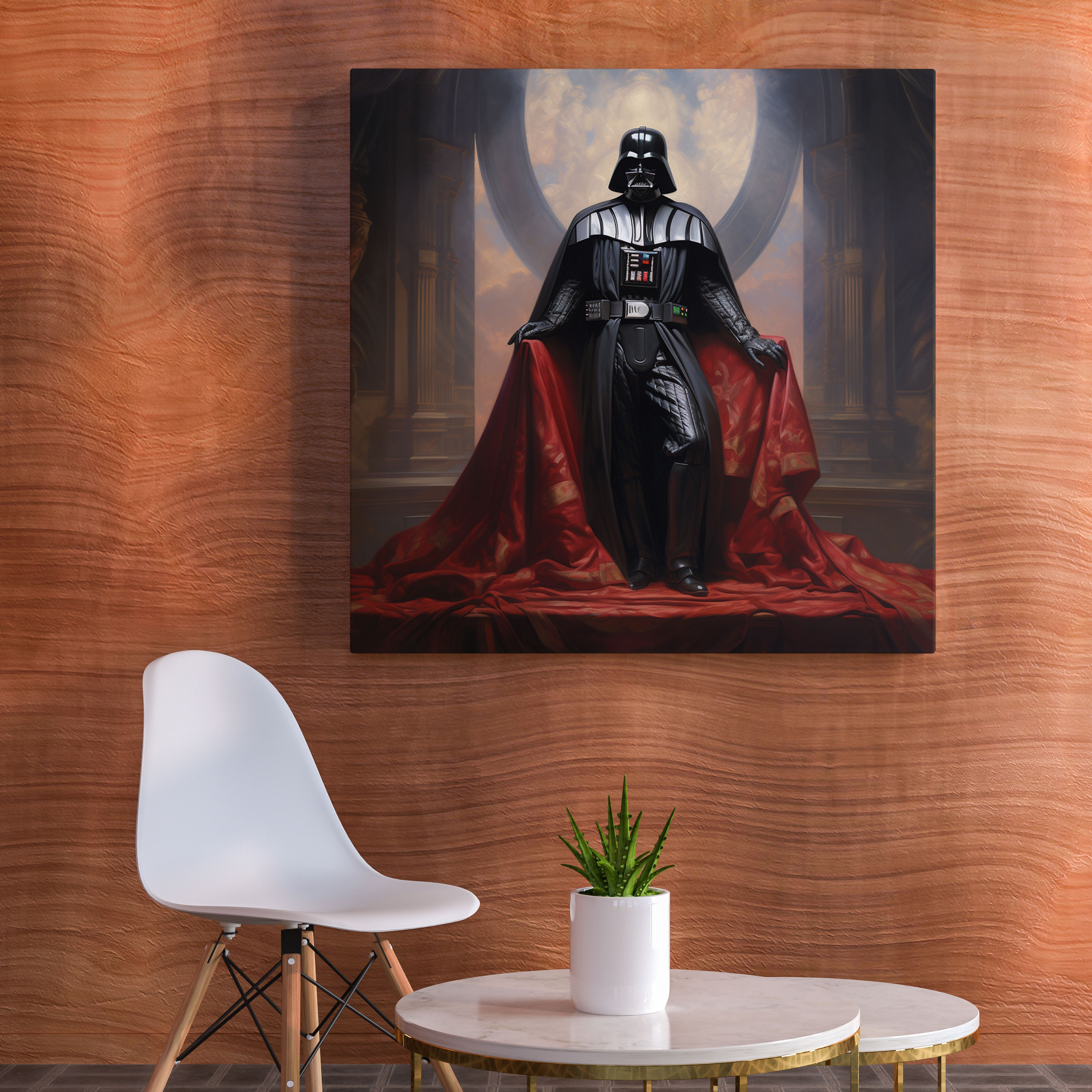 Darth Vader Wall Art - Darth Vader, Oil Painting, Wall Art, Home Decoration