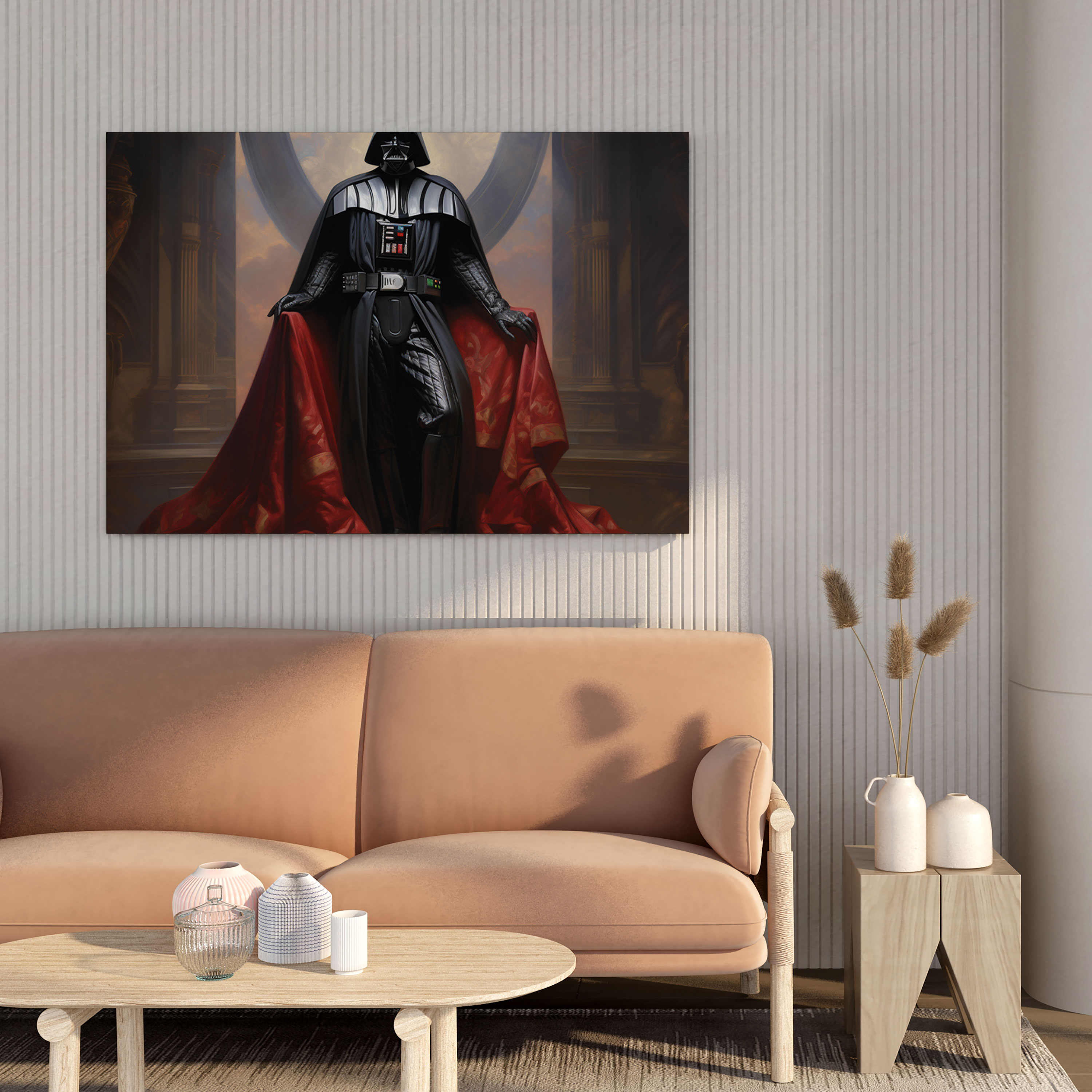 Darth Vader Wall Art - Darth Vader, Oil Painting, Wall Art, Home Decoration