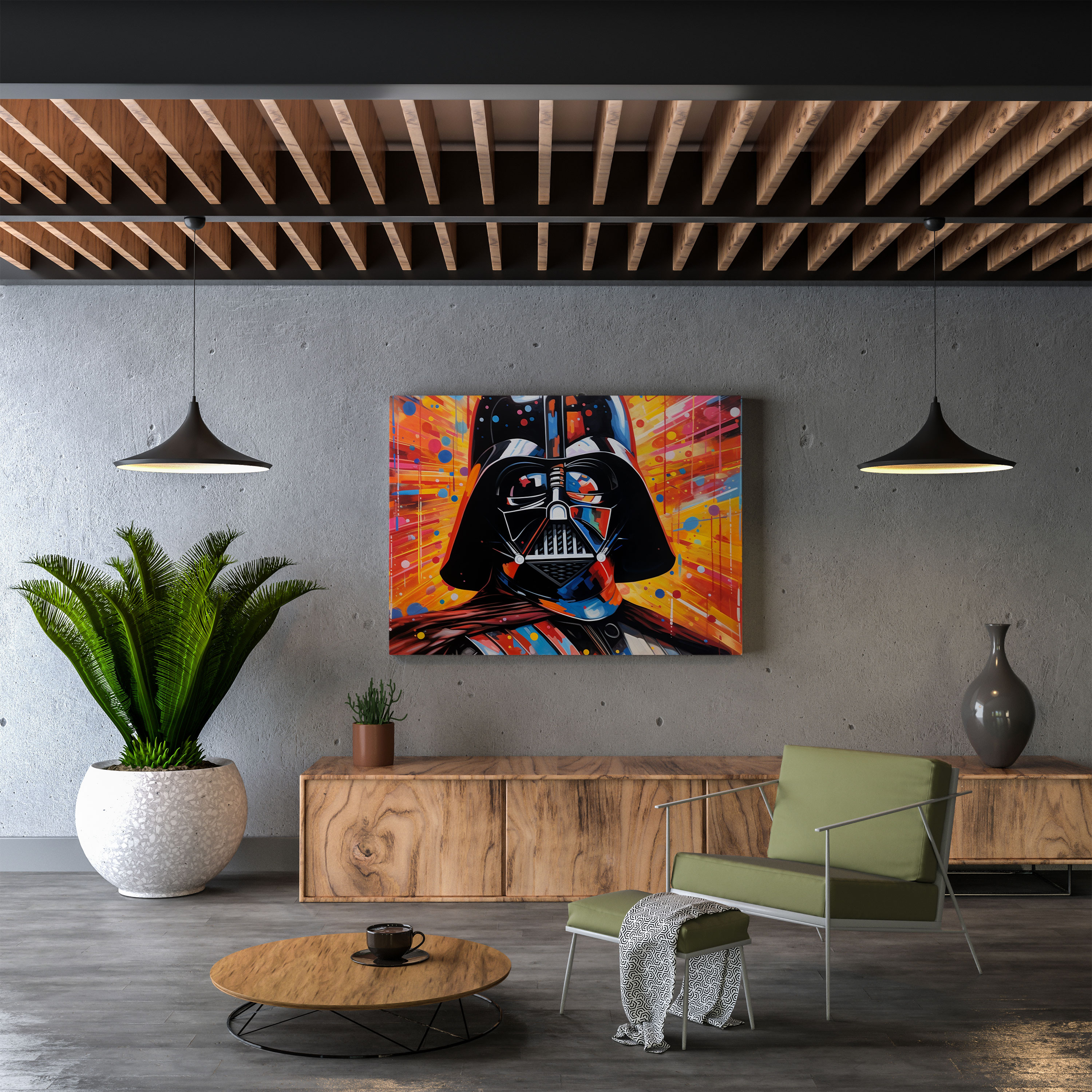 Darth Vader Canvas Print - Darth Vader, Darth Vader, Canvas Wall Art, Wall Art