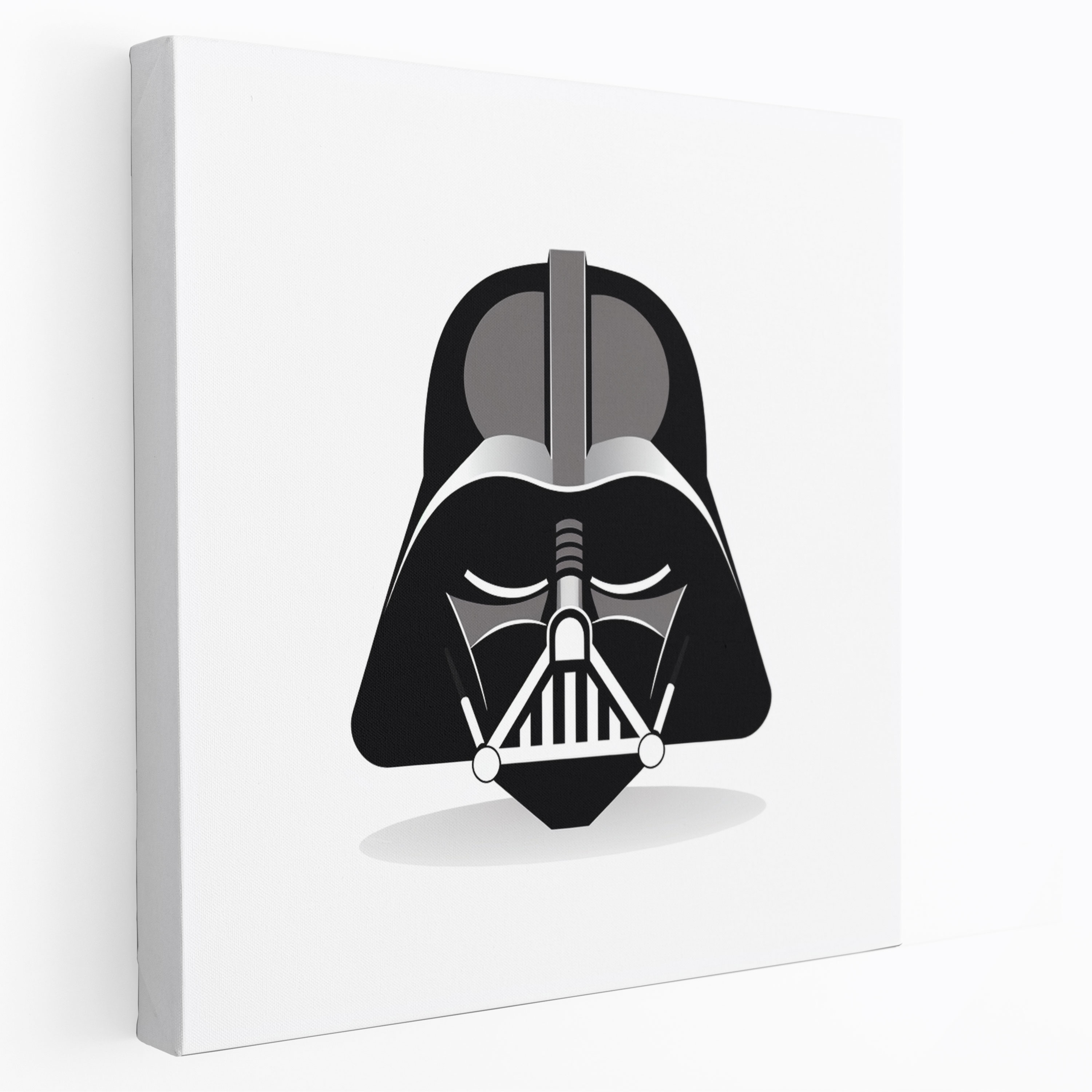 Darth Vader Canvas Print - Minimalist Helmet - Darth Vader, Wall Art, Darth Vader, Home Decoration