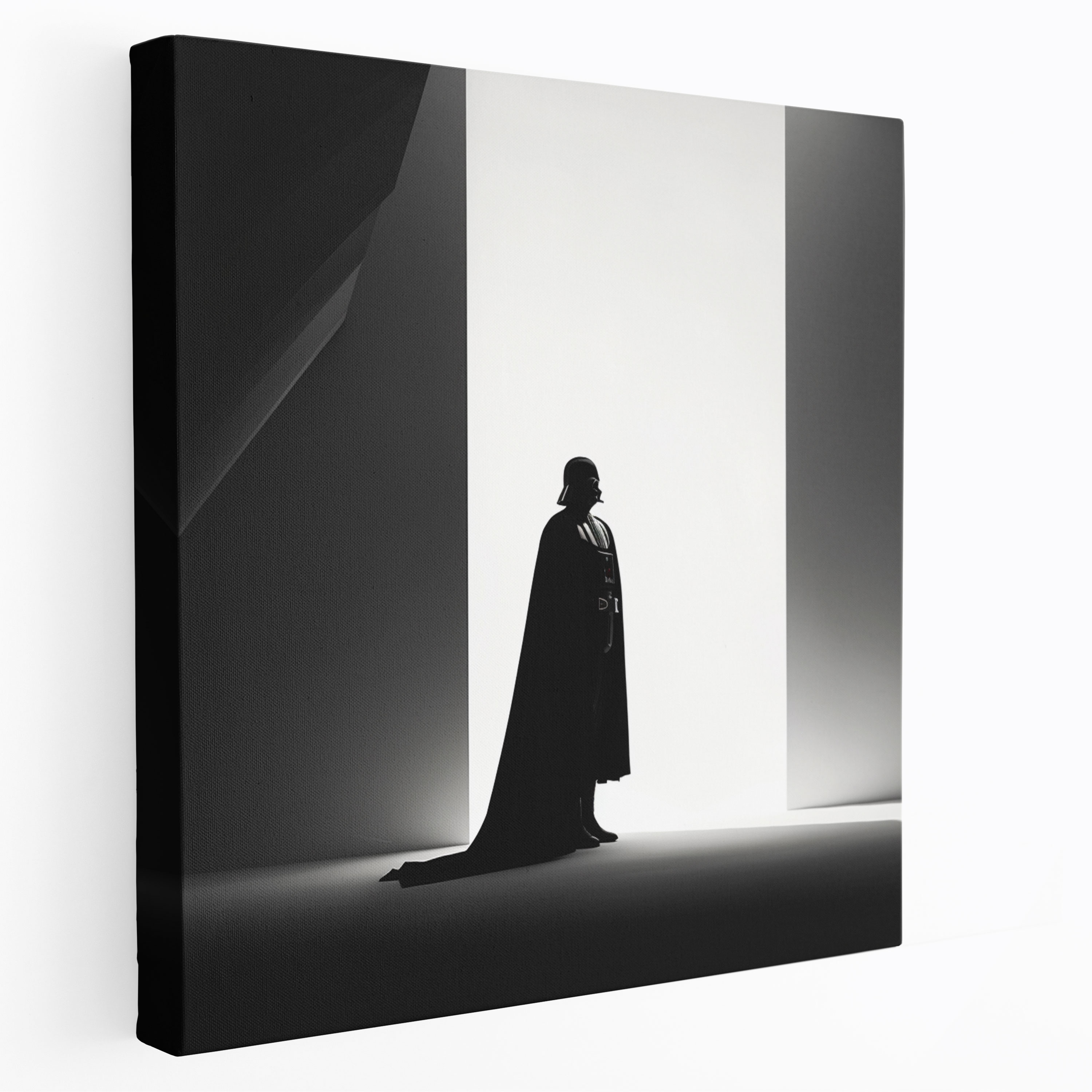 Darth Vader Minimalist Canvas Print - Darth Vader, Home Decoration, Darth Vader, Canvas