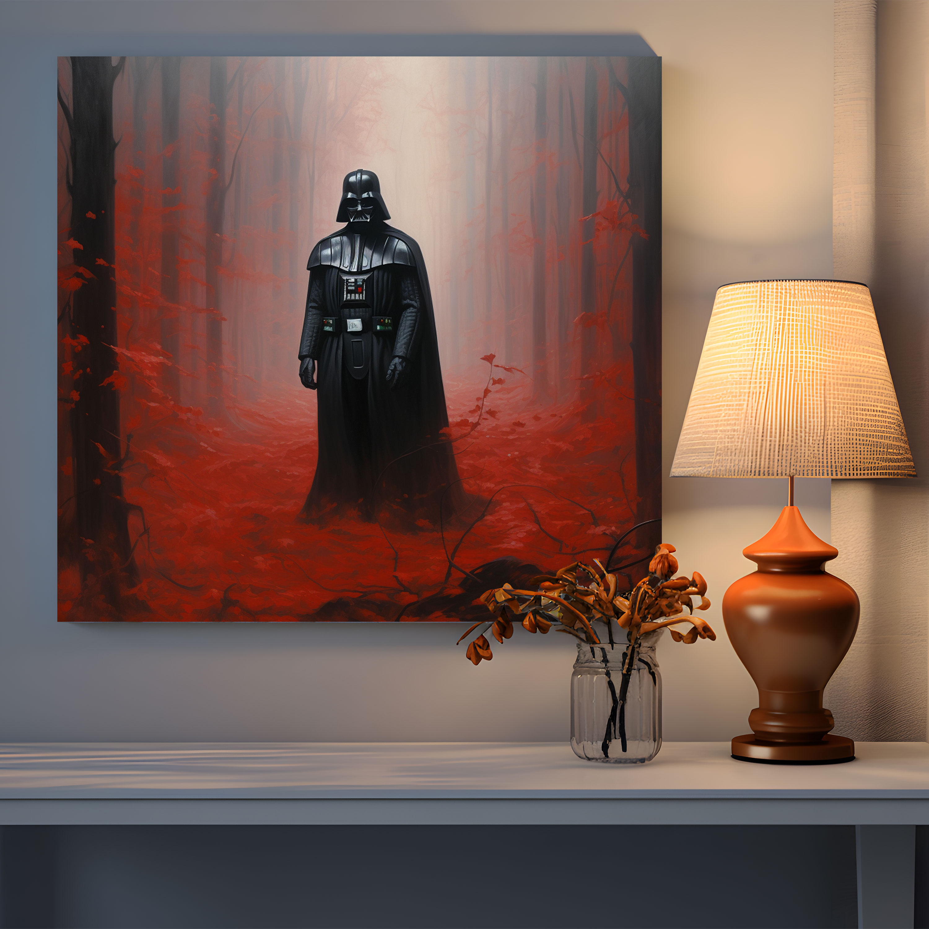 Darth Vader Canvas Print - Darth Vader, Home Decoration, Wall Decoration, Star Wars