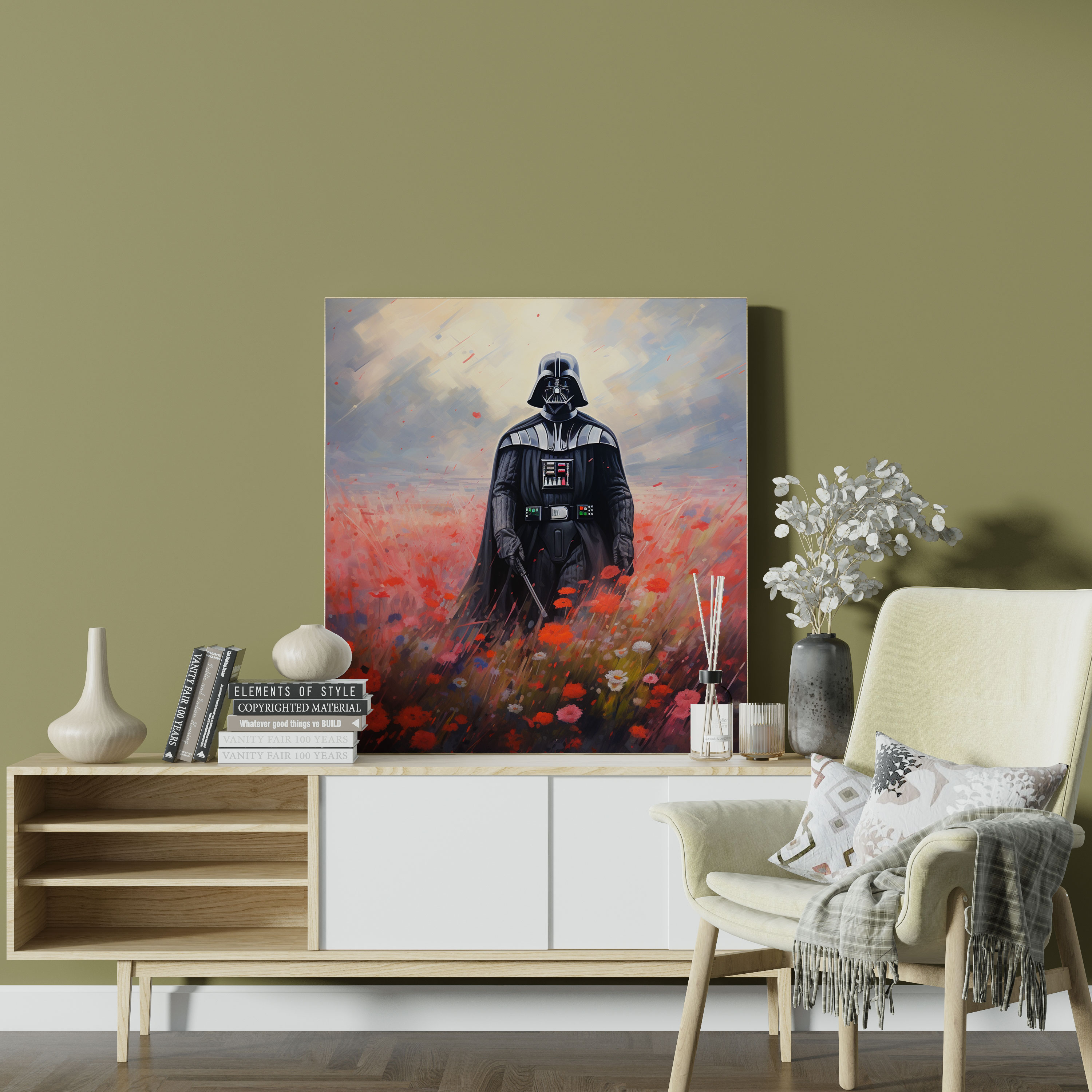 Darth Vader Wall Art - Darth Vader, Canvas Print, Darth Vader, Wall Art
