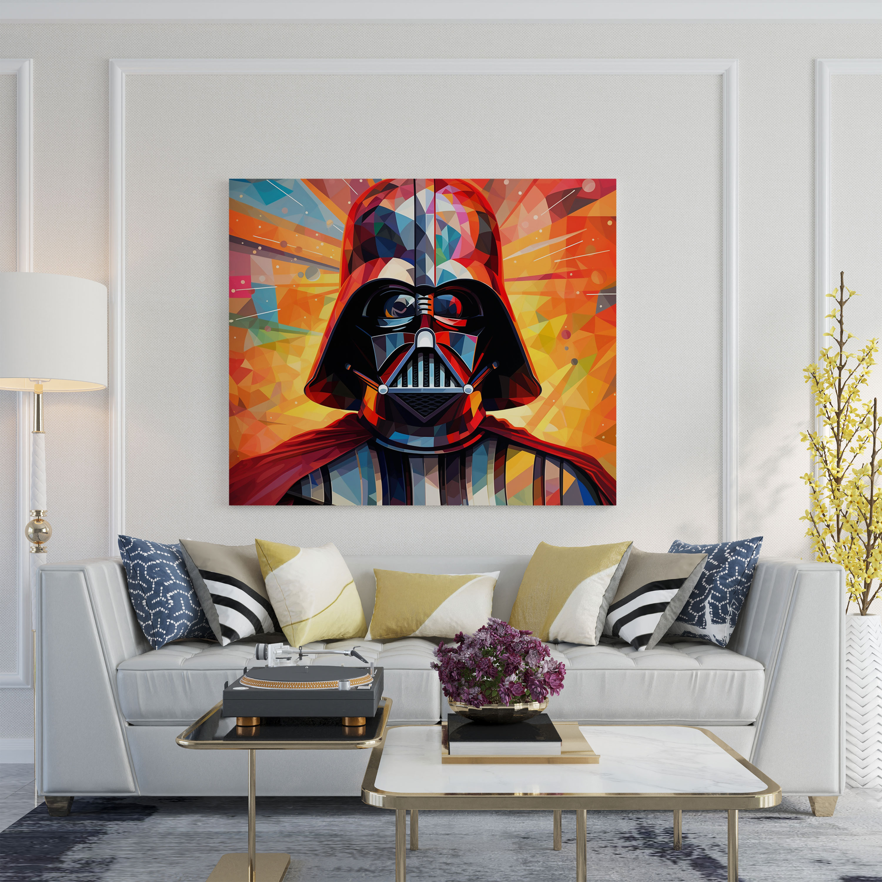 Darth Vader Wall Decoration - Darth Vader, Canvas Print, Home Decoration, Darth Vader