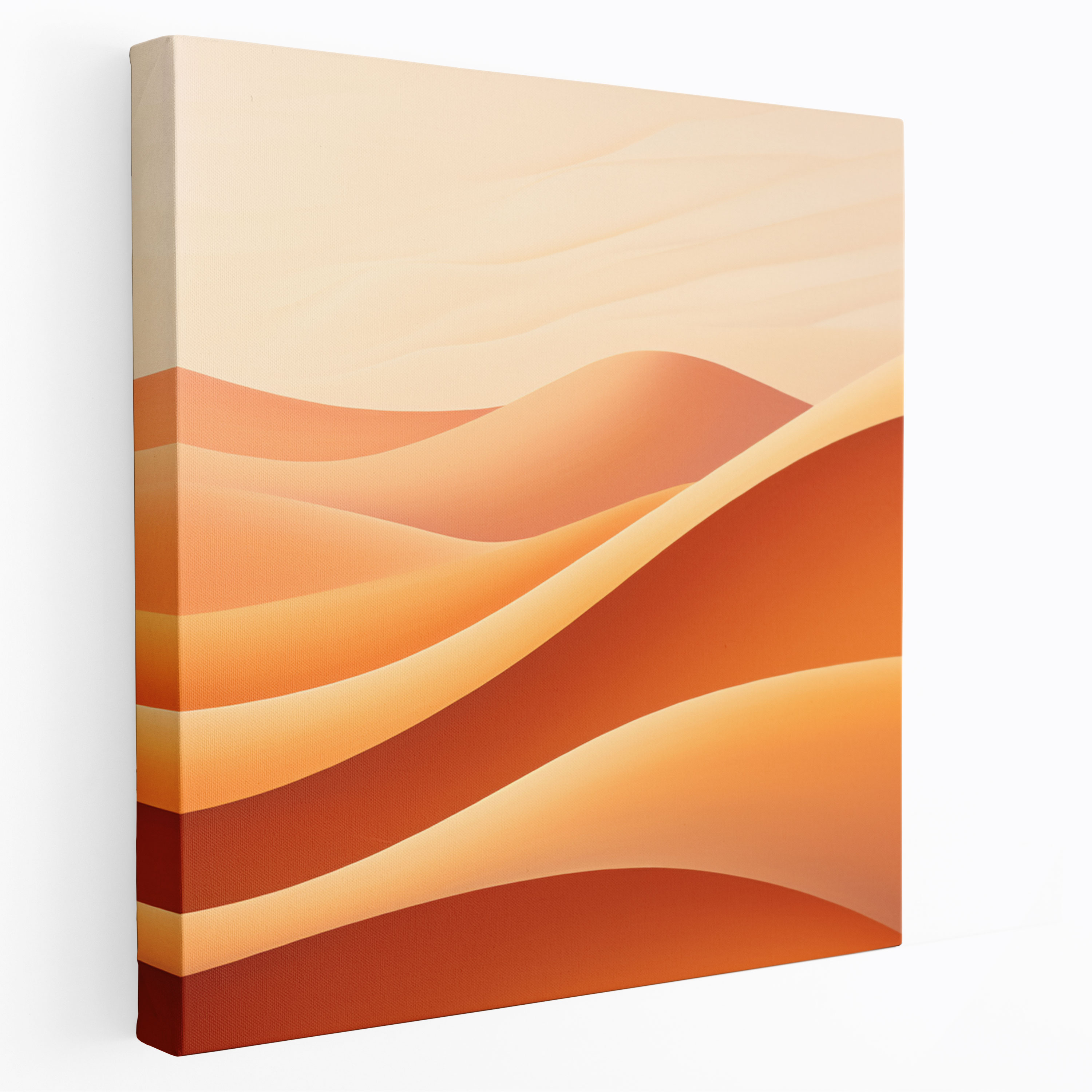 Desert Canvas Print - Minimalist Sand Dunes At Sunset - Desert, Wall Art, Desert, Canvas