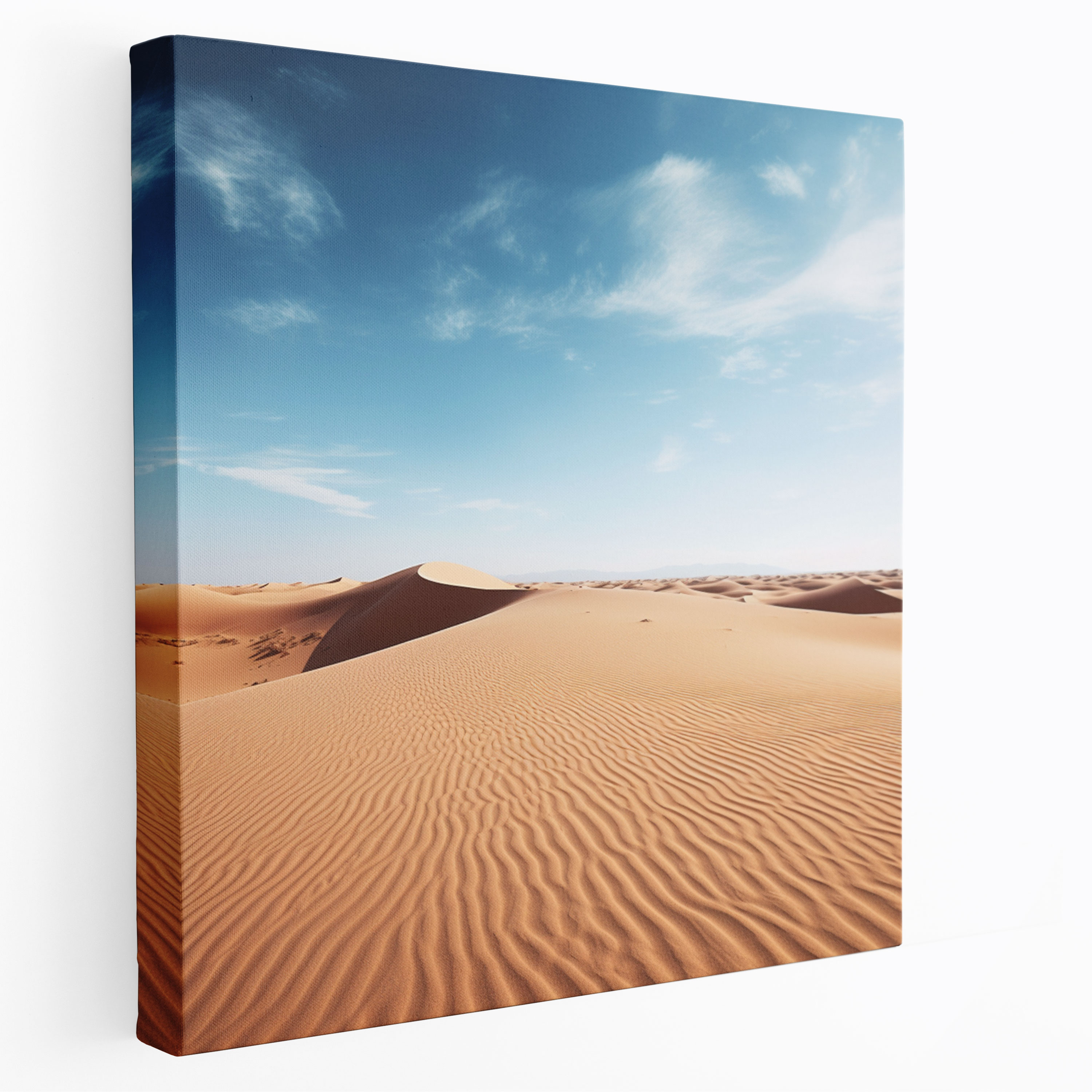Desert Wall Decoration - Majestic Dunes Canvas Print - Desert, Sand, Stretching, Wall Decoration