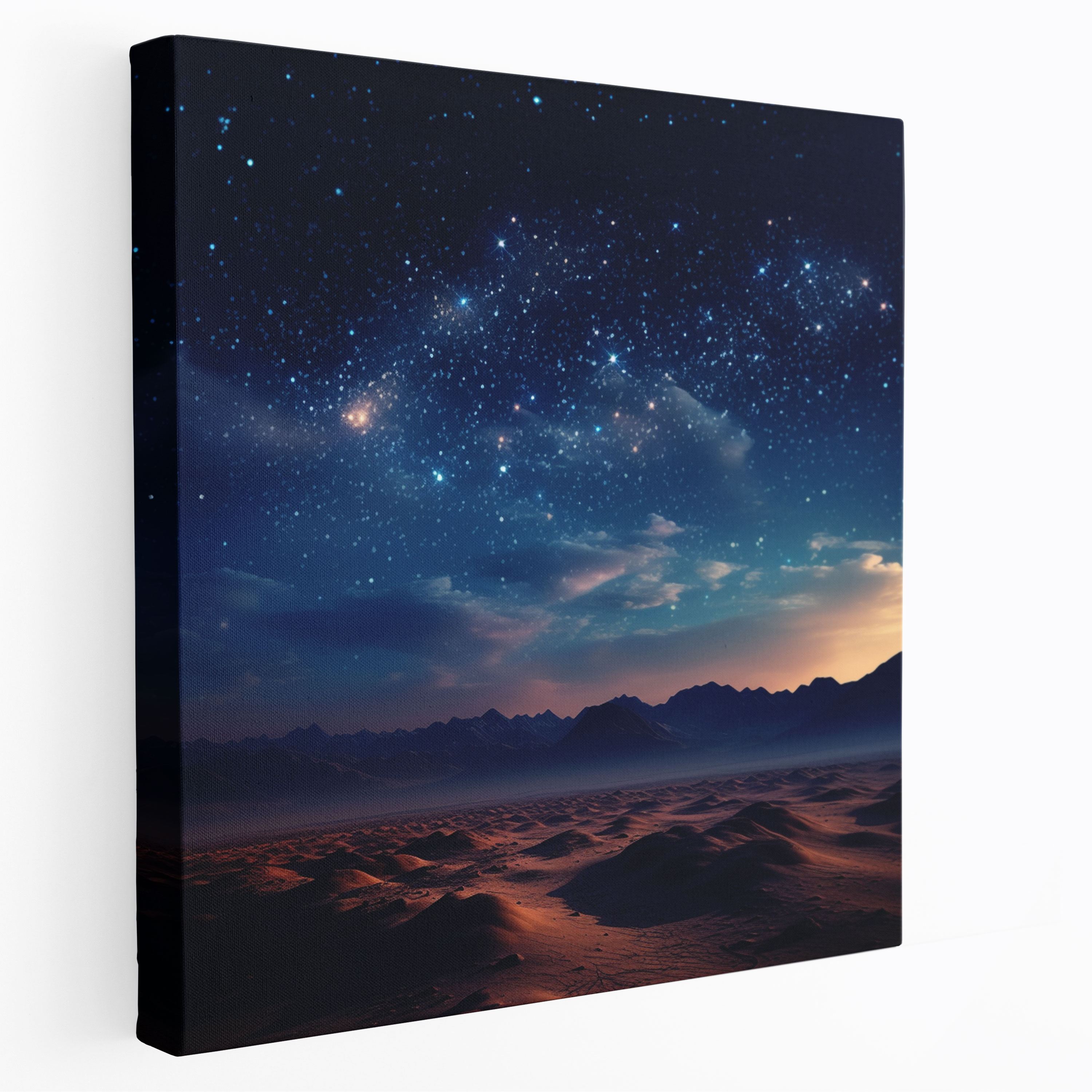 Desert Wall Art - Starry Night Canvas Print - Desert, Canvas Wall Art, Canvas Print, Stars