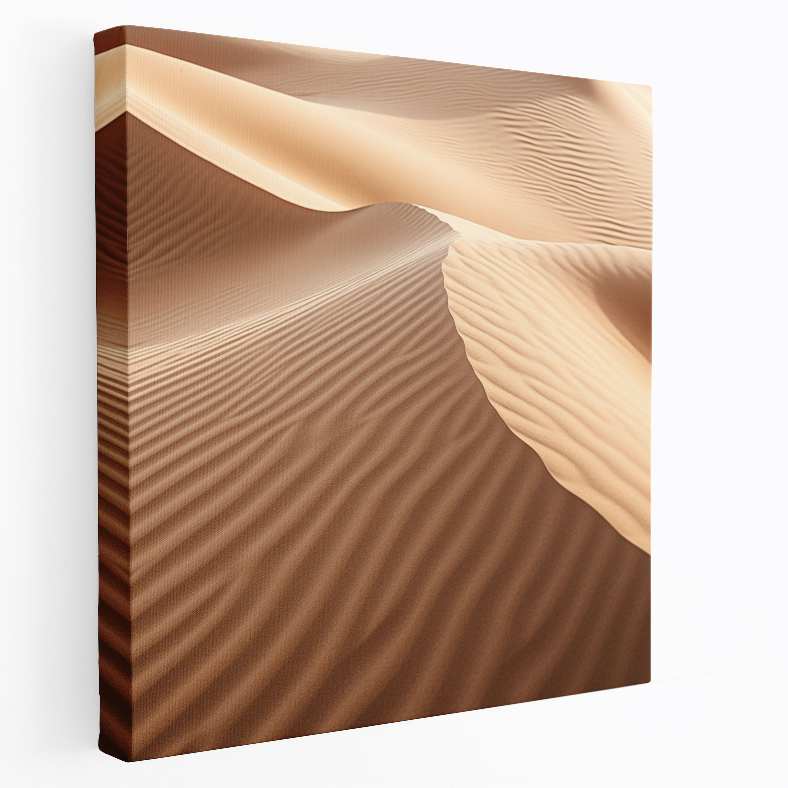 Desert Canvas Print - Textured Sand Dunes Wall Art - Desert, Home Decoration, Canvas Wall Art, Wall Art