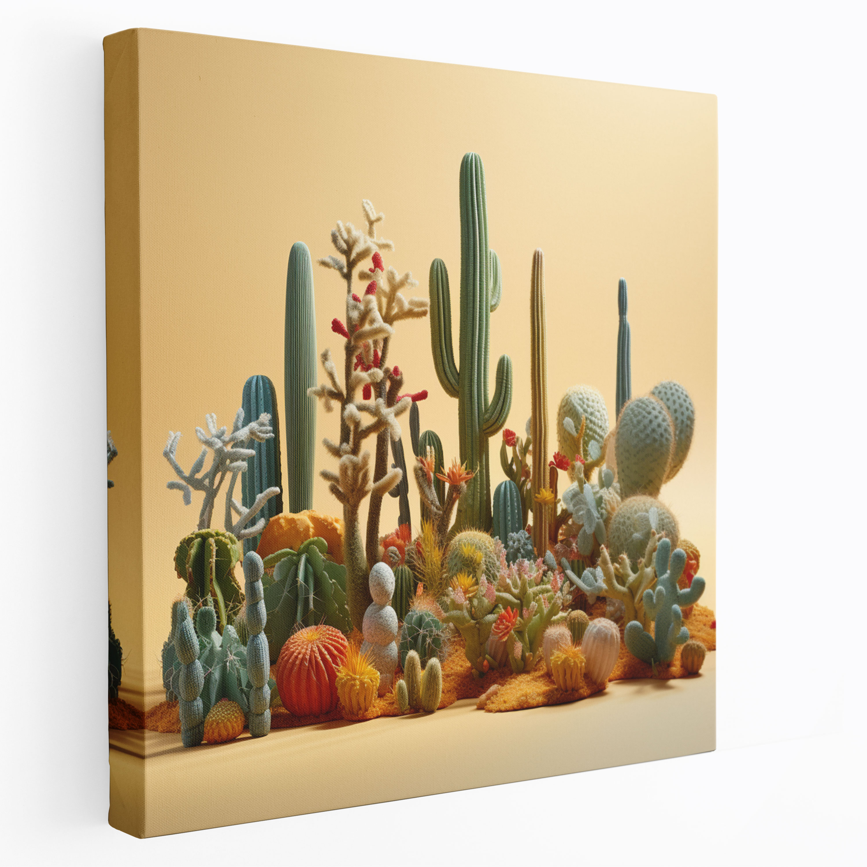 Desert Wall Decoration - Cactus Collection Canvas Print - Desert, Canvas Print, Wall Decoration, Desert