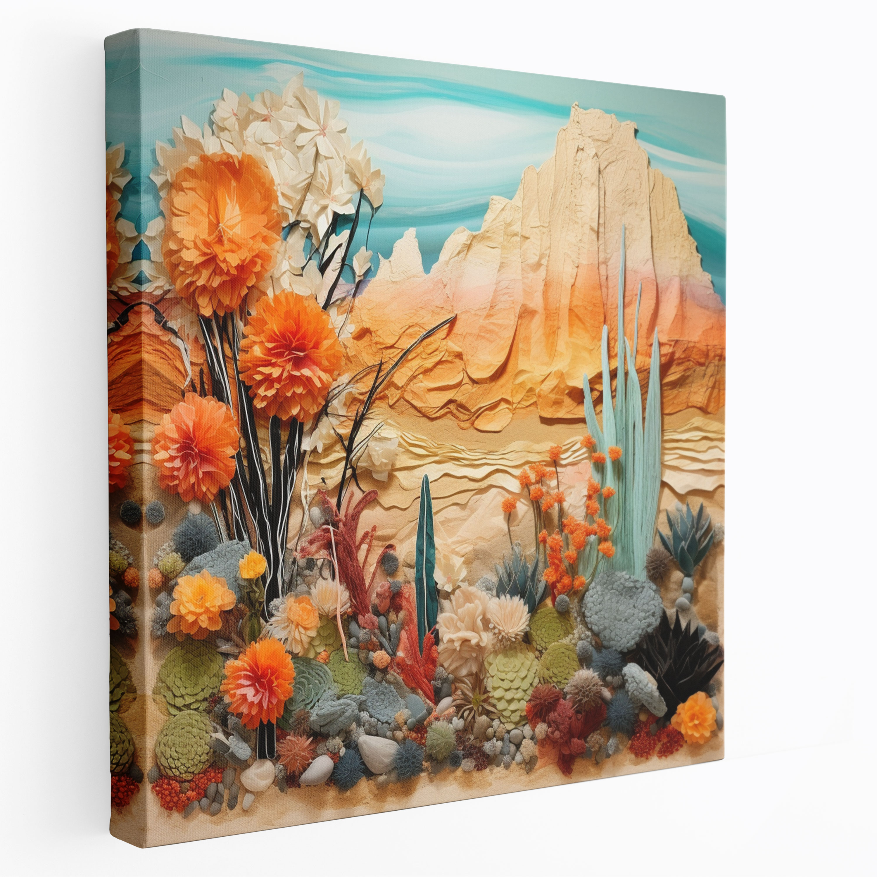 Nature's Essence Desert Canvas Print - Desert, Canvas Wall Art, Home Decoration, Wall Art