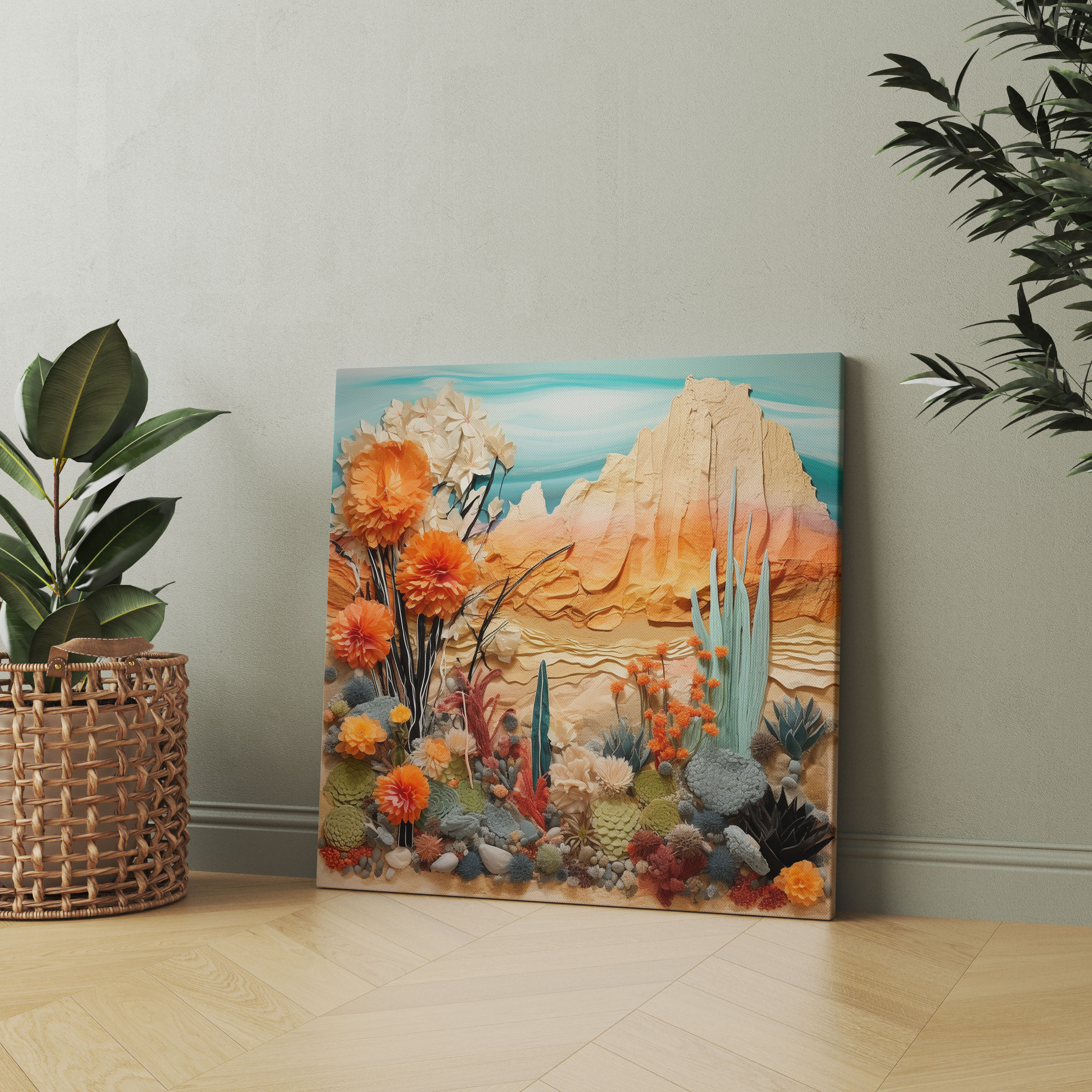Nature's Essence Desert Canvas Print - Desert, Canvas Wall Art, Home Decoration, Wall Art