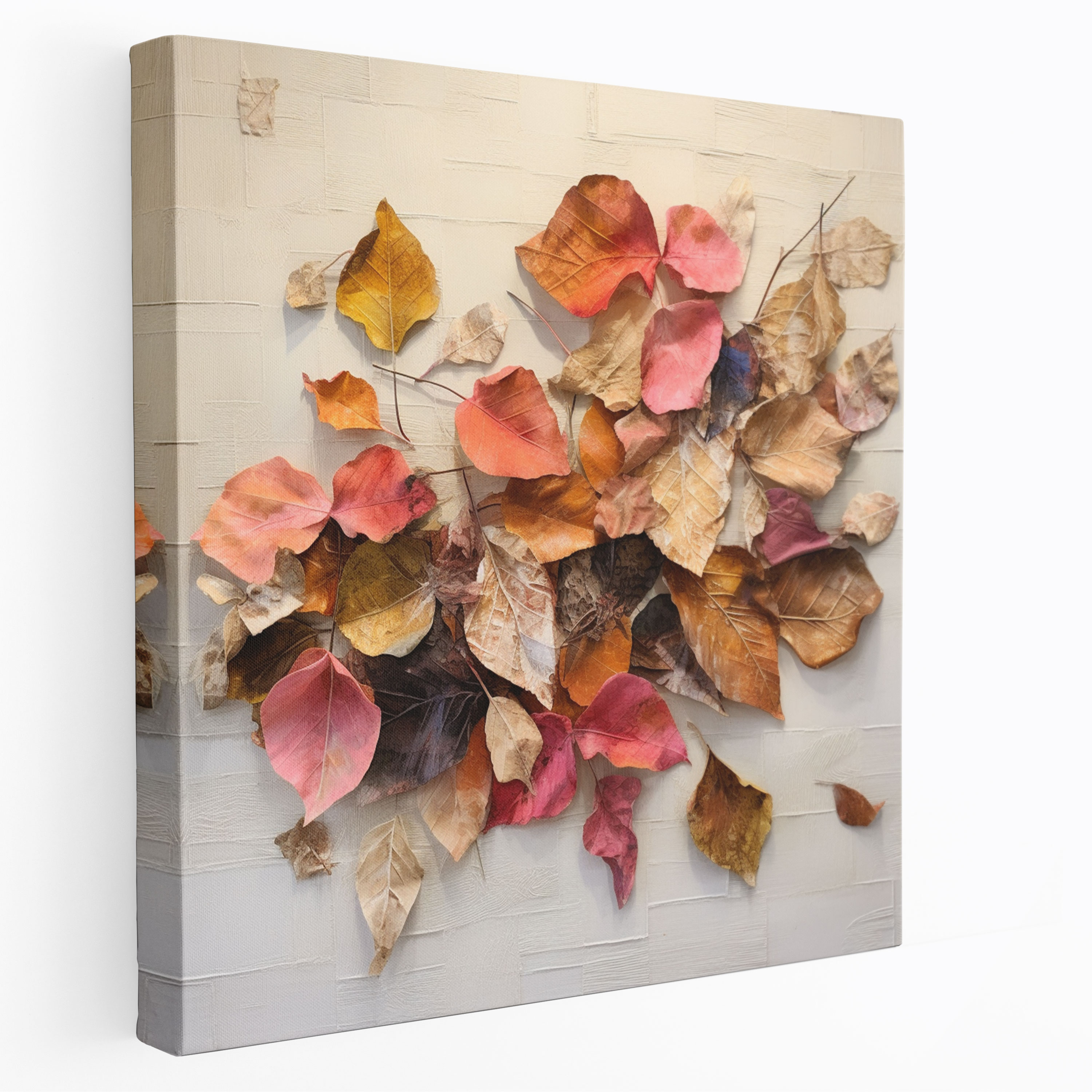 Dry Flower Mixed Media Canvas Print - Dry Flower, Petals, Canvas, Dry Flower
