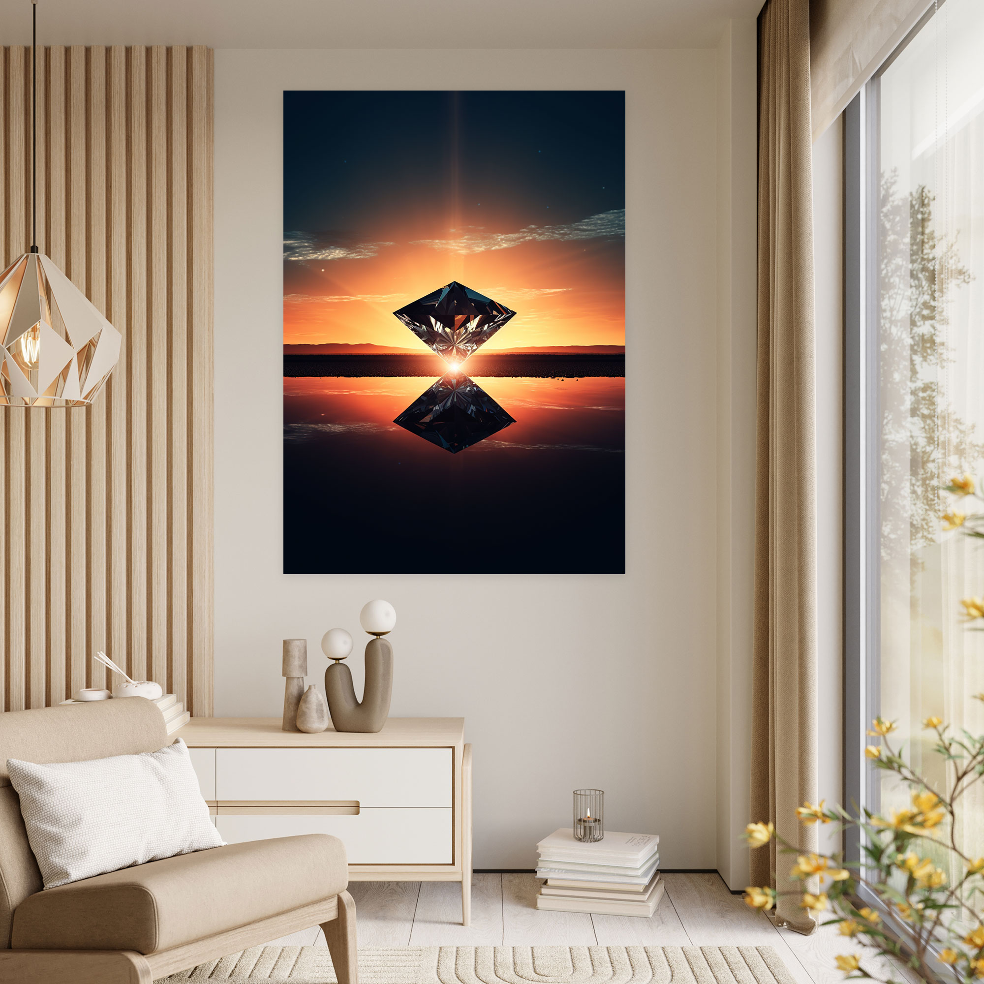 Diamond Wall Art - Diamond, Serenity, Canvas, Wall Art