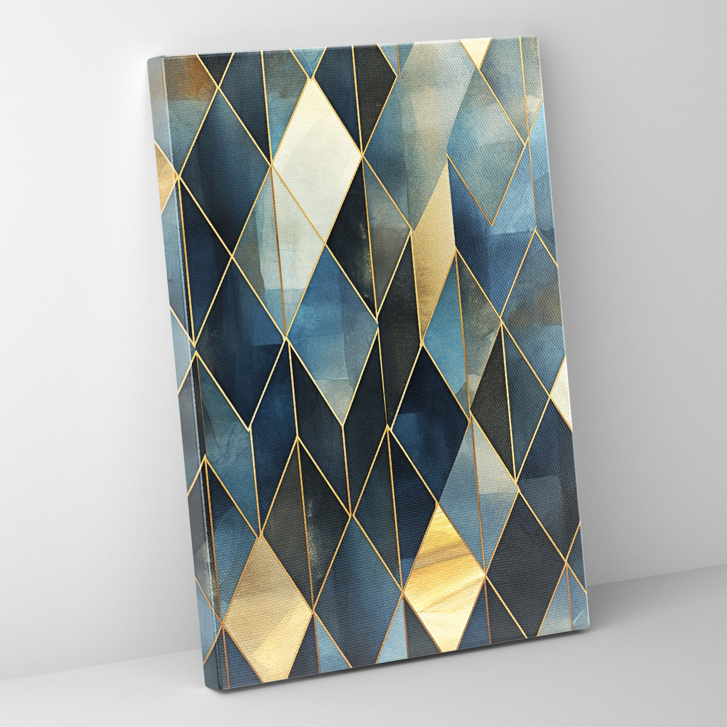 Diamond Wall Decoration - Diamond, Canvas, Stylish, Contemporary