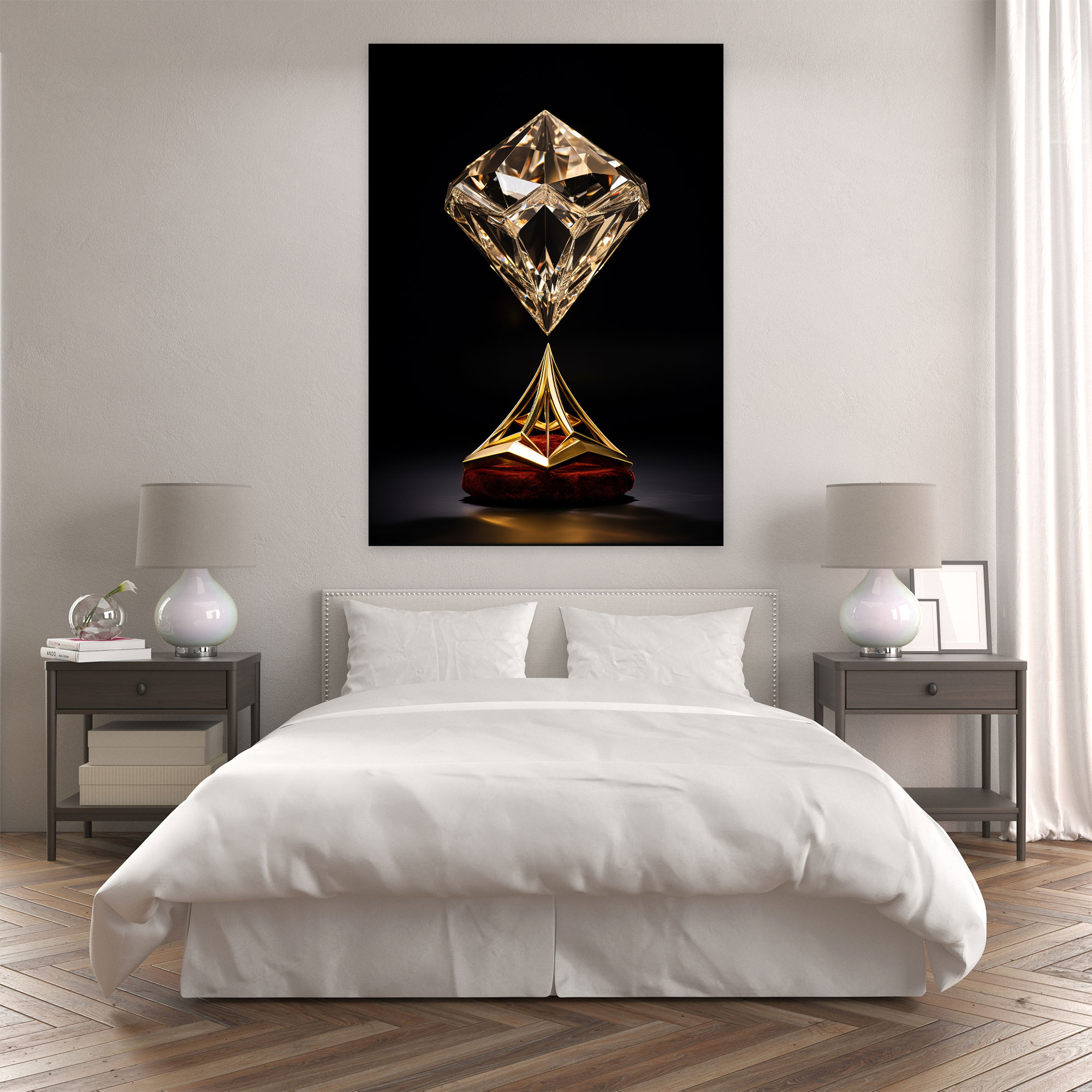 Enchanting Diamond Wall Art - Diamond, Precision, Work Of Art, Sculpture