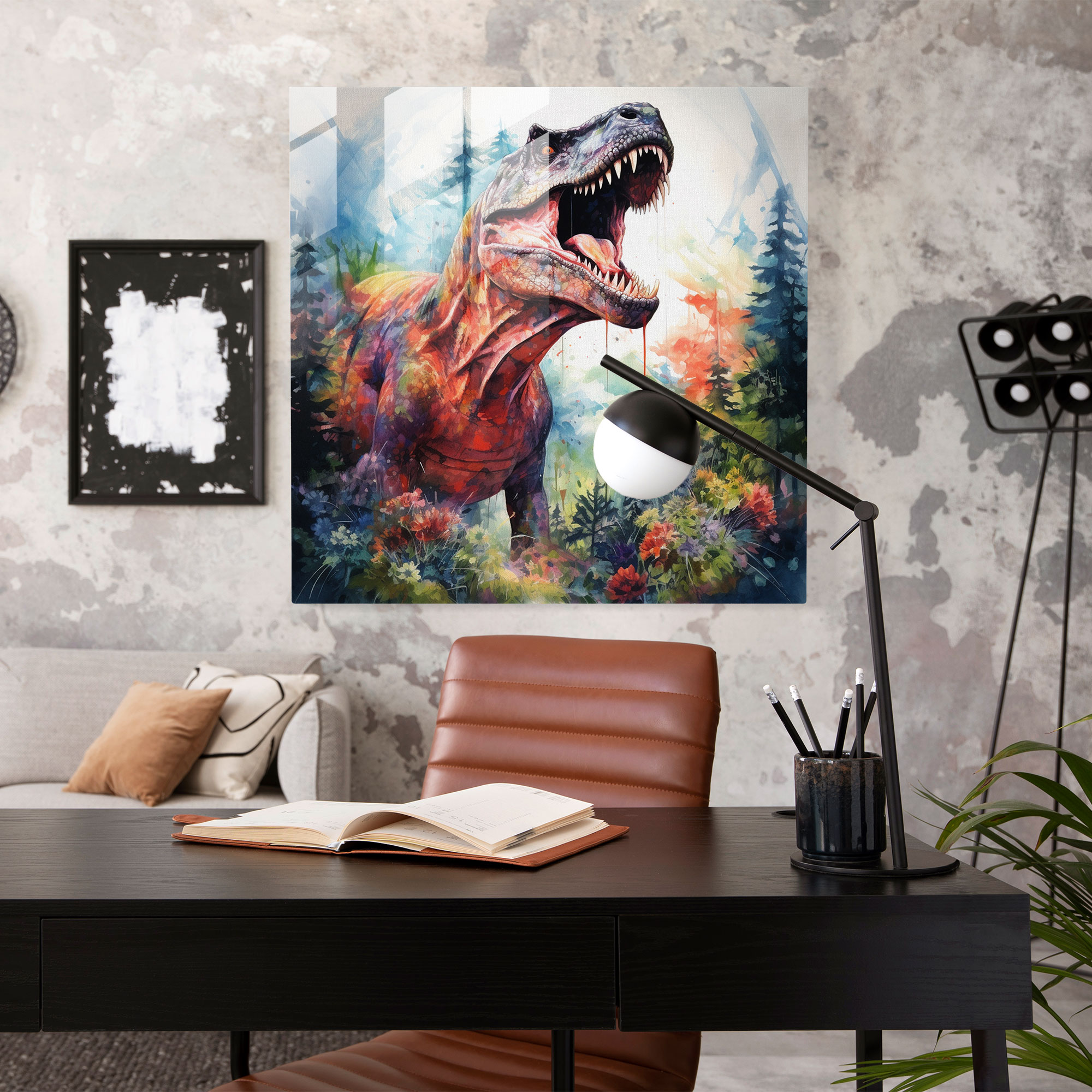 Majestic Wilderness Glass Print - Glass Wall Art - Home Decoration - Wall Decoration - Modern Artwork
