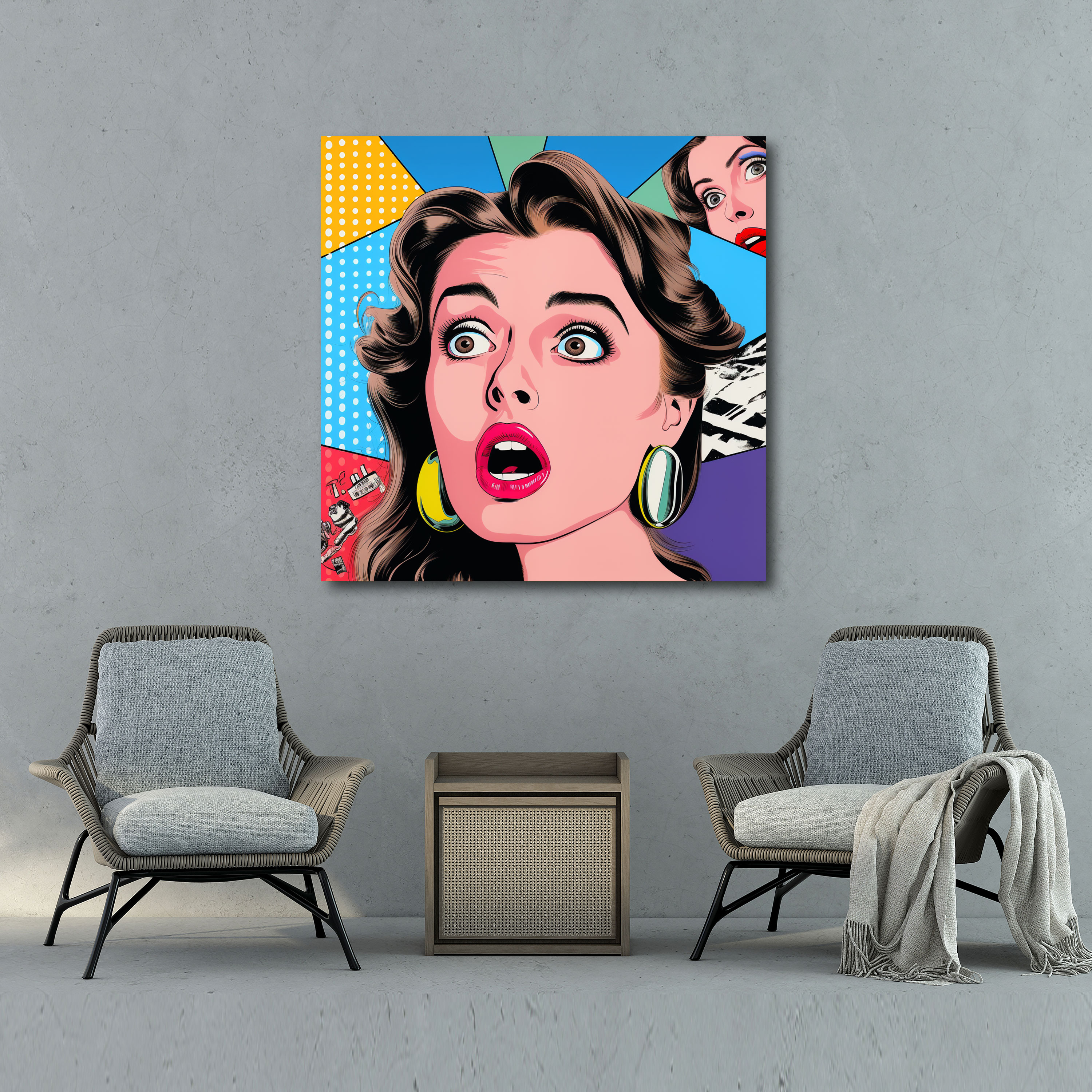 Dope Pop Art Canvas Print - Dope, Pop Art, Home Decoration, Canvas