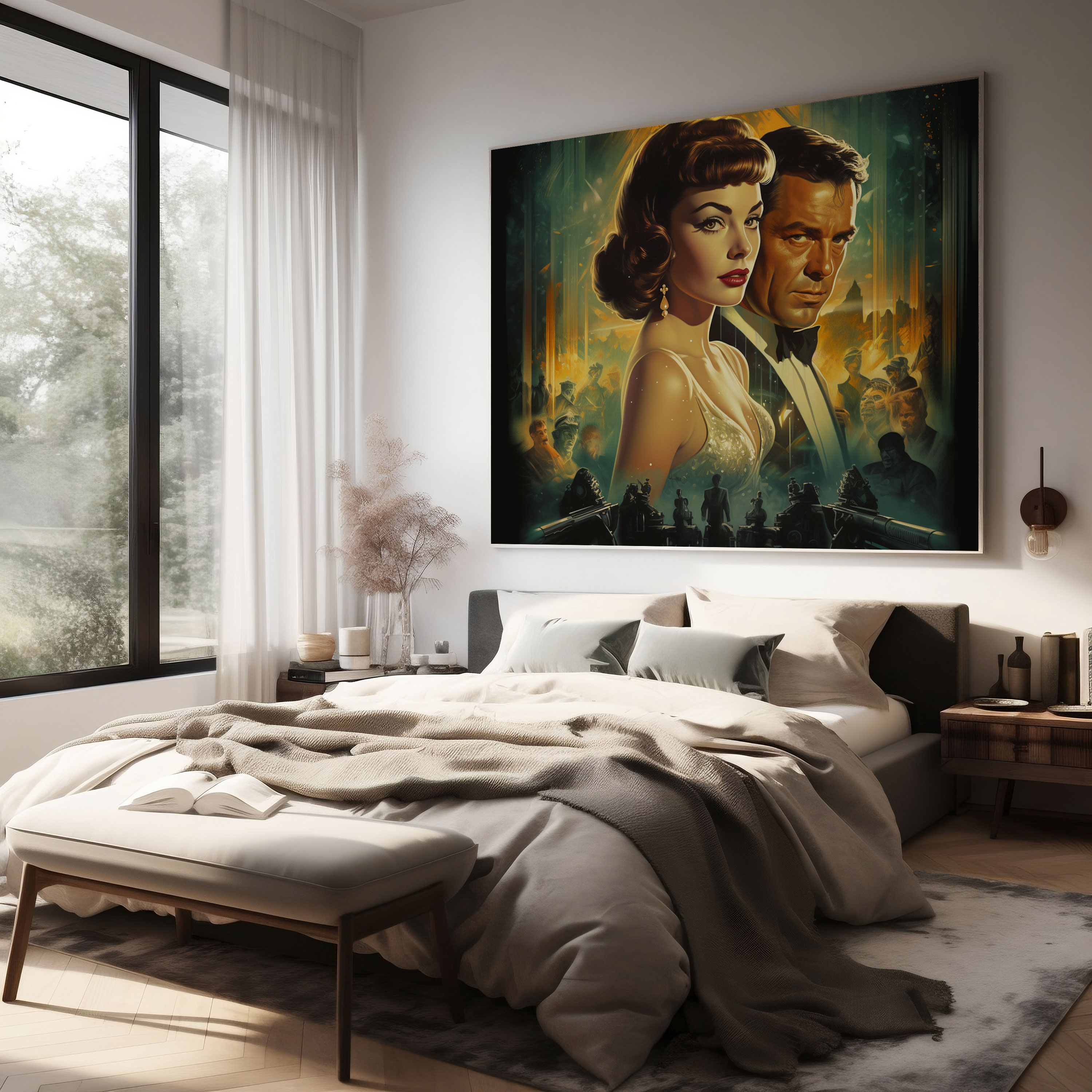 Dope Retro Movie Poster Canvas Print - Dope, Wall Art, Retro Art, Movie Poster
