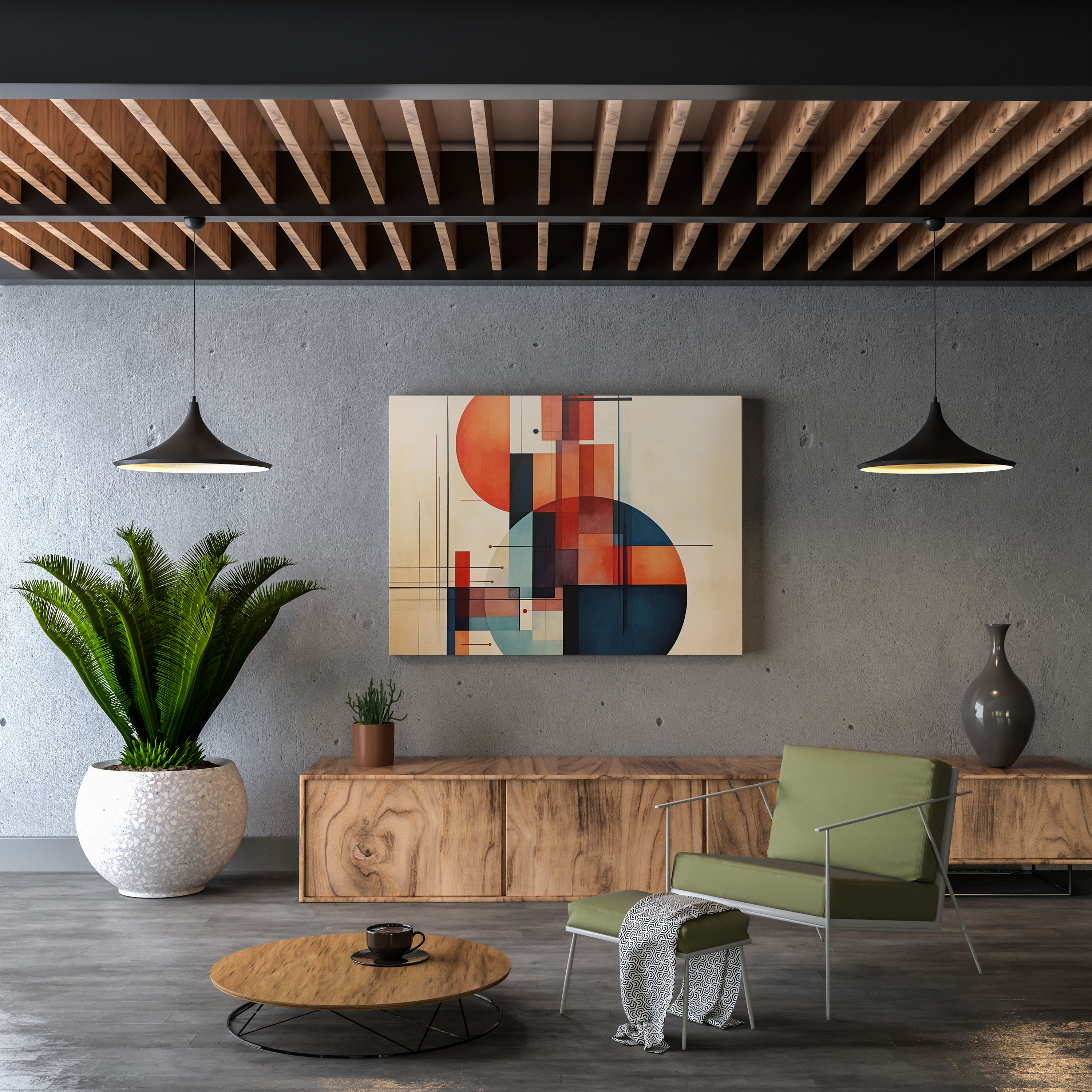 Dope Geometric Abstract Canvas Print - Dope, Canvas Wall Art, Wall Art, Canvas Print