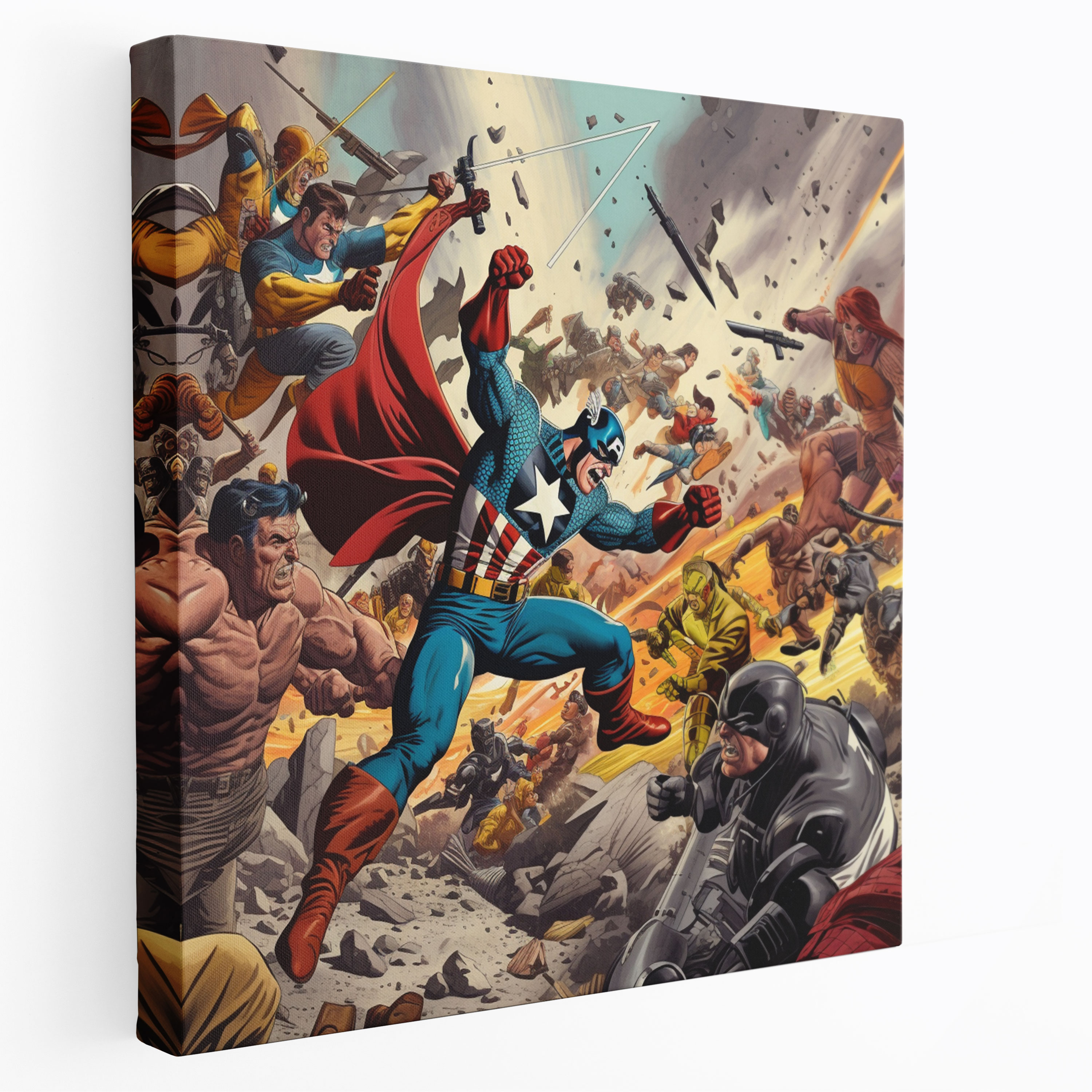 Dope Canvas Print - Retro Comic Book Wall Art - Dope, Excitement, Villains, Comic Book