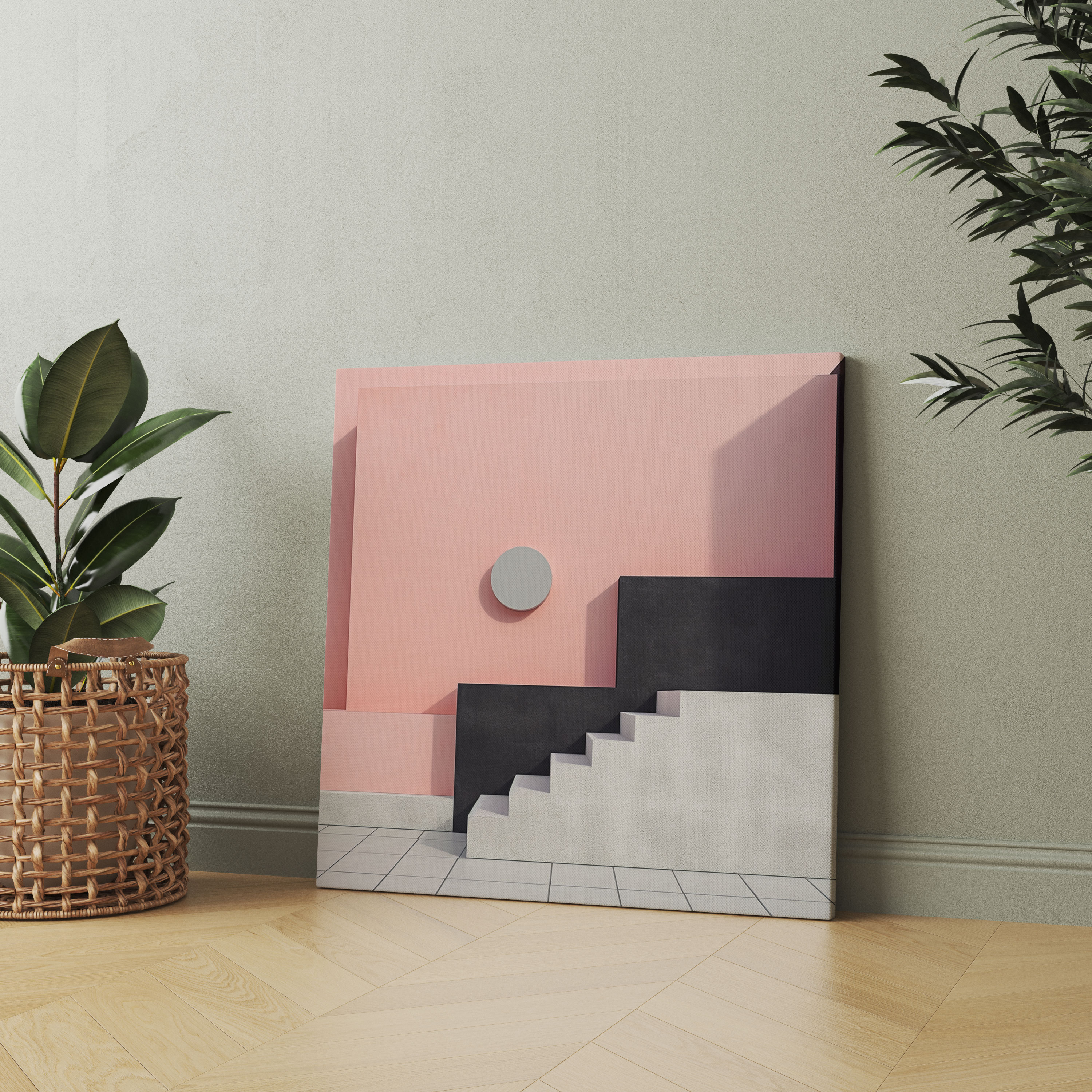 Dope Canvas Print - Minimalist Geometric Wall Decor - Dope, Modern Sophistication, Stylish Aesthetic, Geometric Design