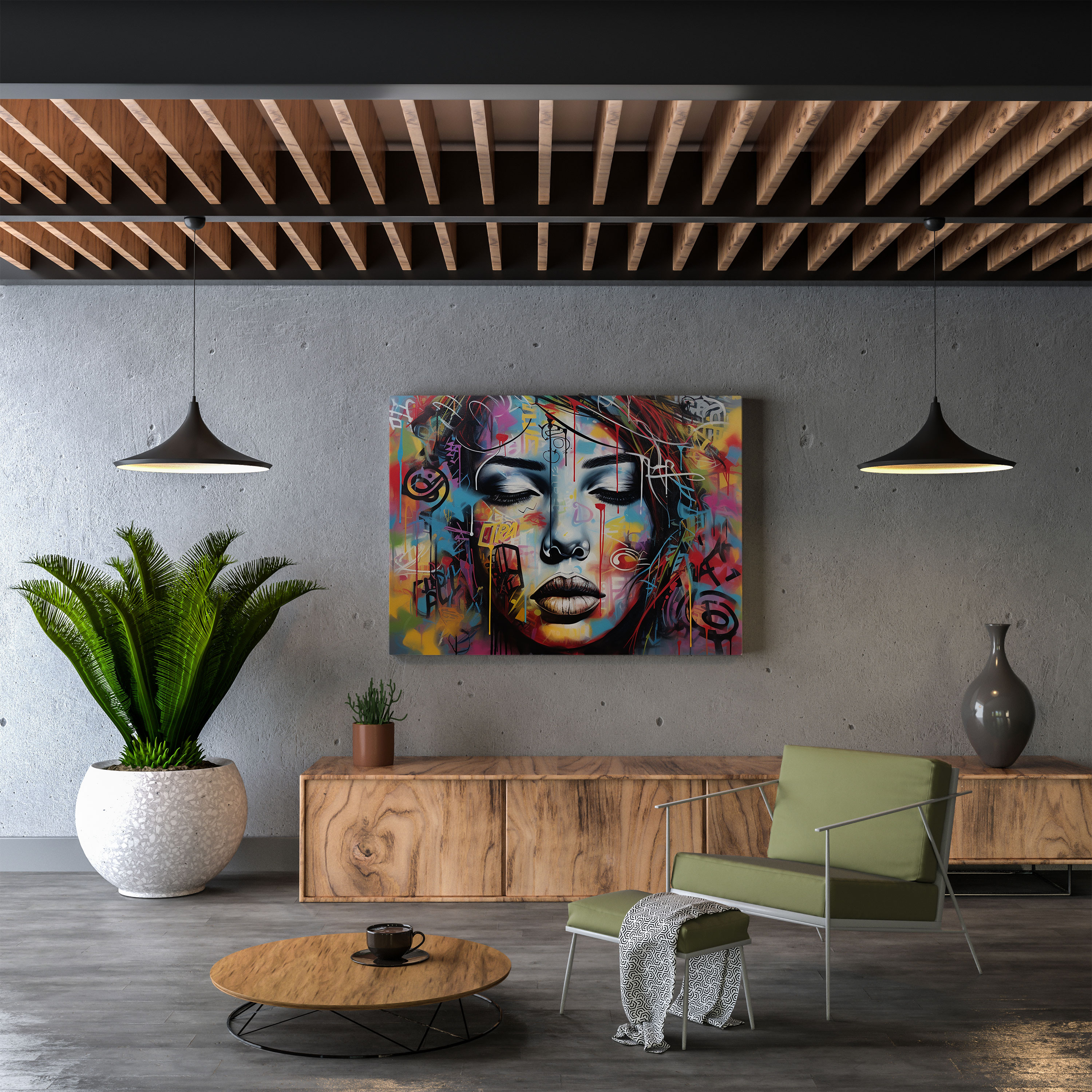 Dope Street Art Canvas Print - Dope, Wall Decoration, Dope, Home Decoration