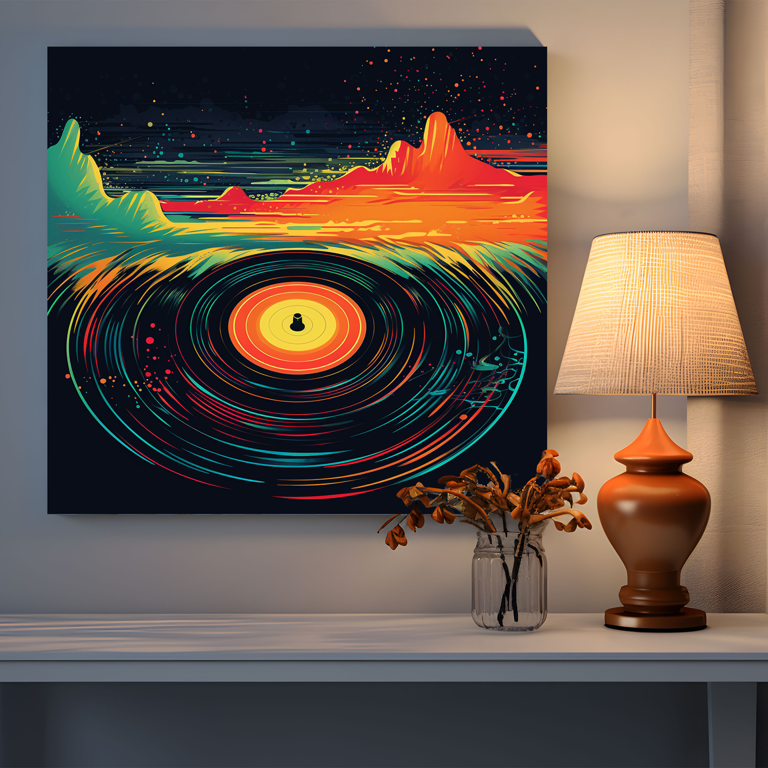 Dope Music Vibes Canvas Print - Dope, Wall Decoration, Canvas Print, Home Decoration