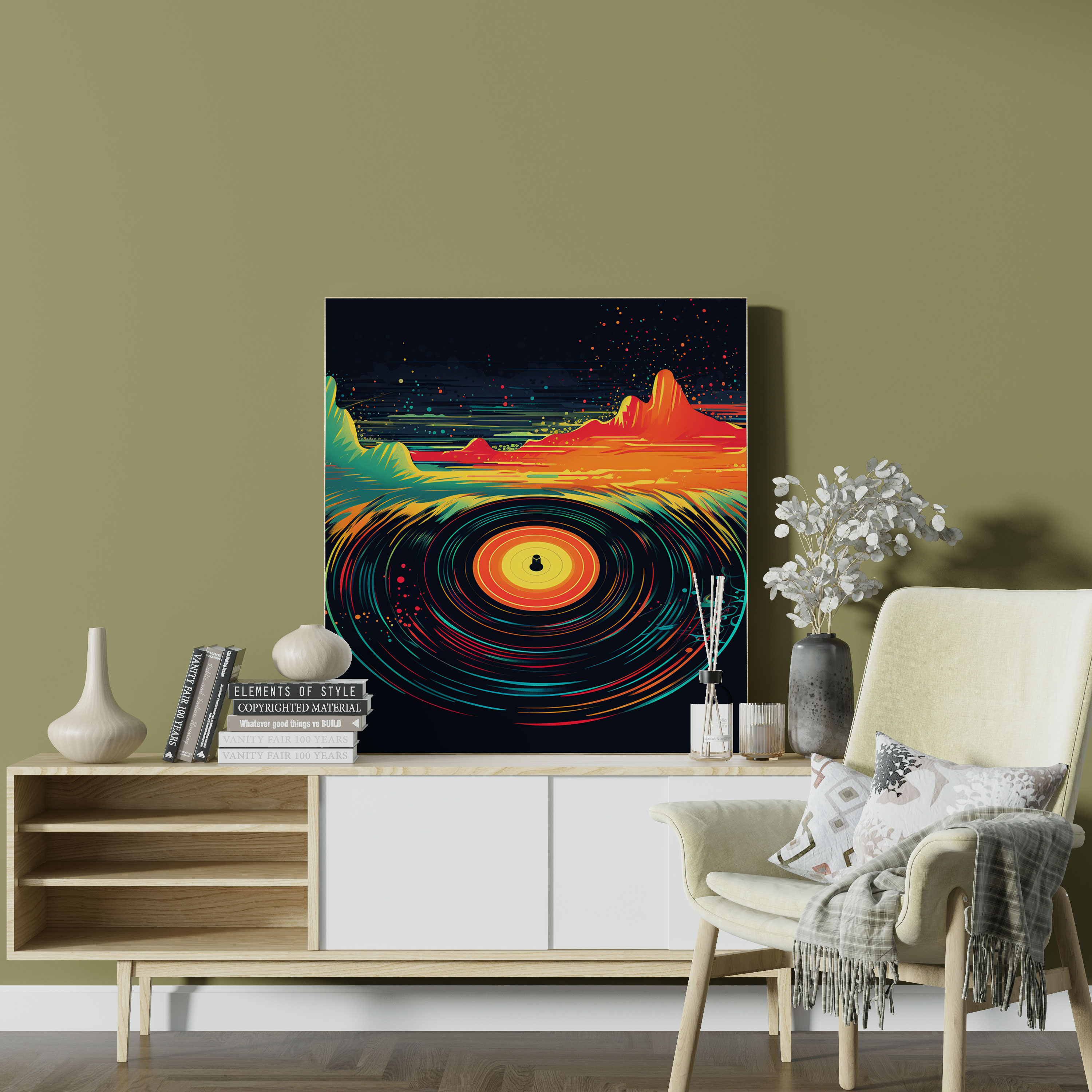 Dope Music Vibes Canvas Print - Dope, Wall Decoration, Canvas Print, Home Decoration