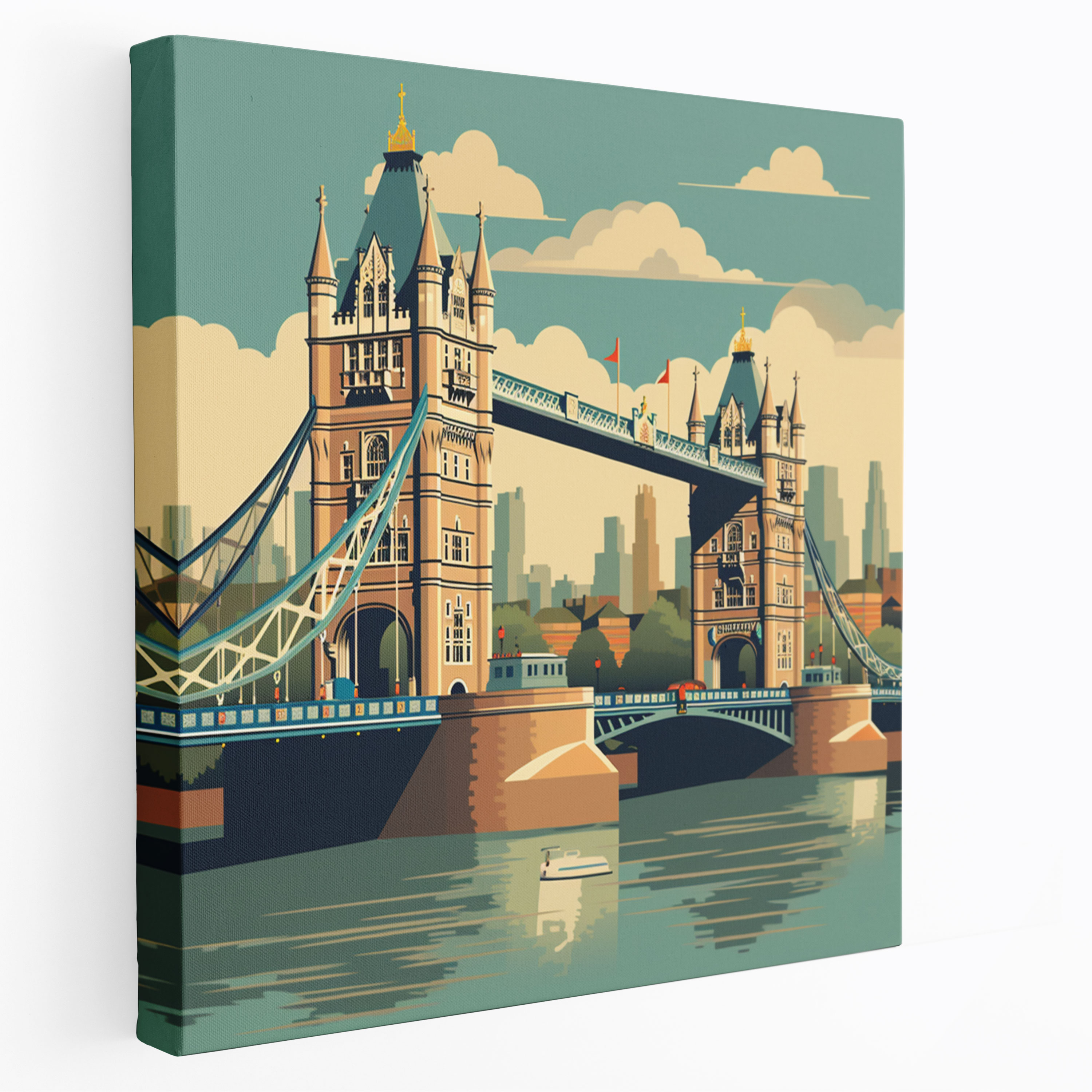 Dope Vintage Travel Canvas Print - Dope, Retro-Style Artwork, Vintage Art, Wall Decoration