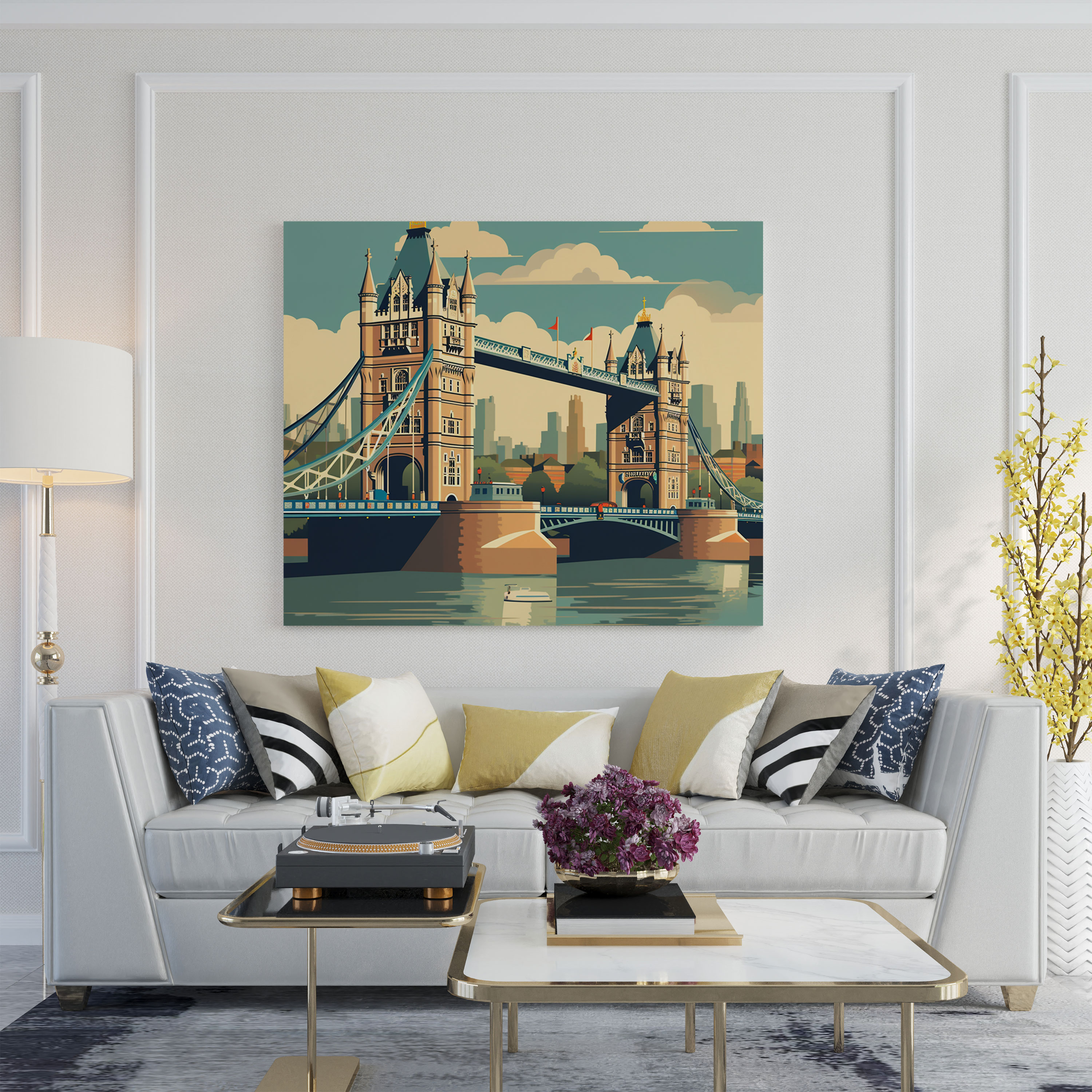 Dope Vintage Travel Canvas Print - Dope, Retro-Style Artwork, Vintage Art, Wall Decoration