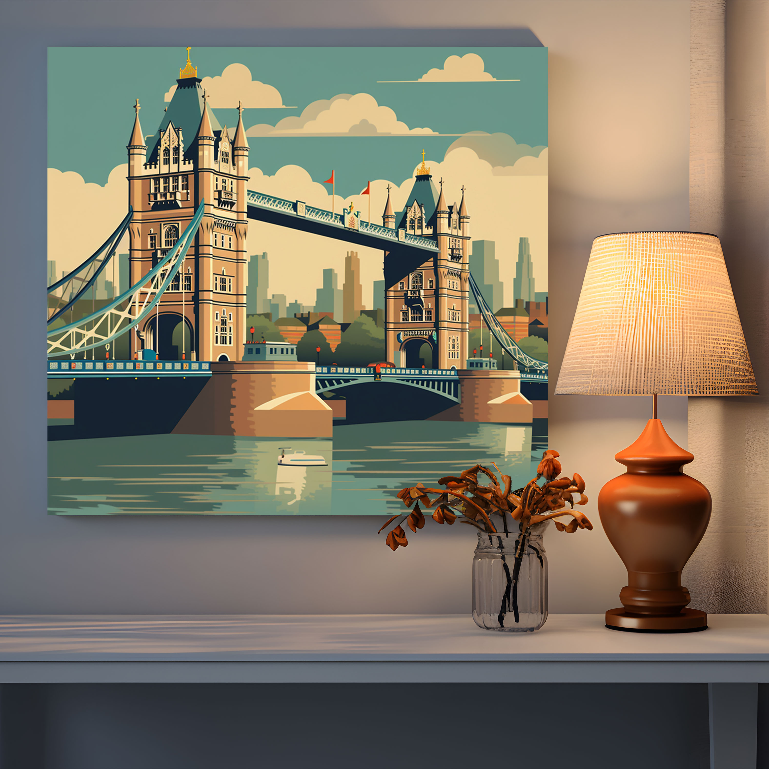 Dope Vintage Travel Canvas Print - Dope, Retro-Style Artwork, Vintage Art, Wall Decoration