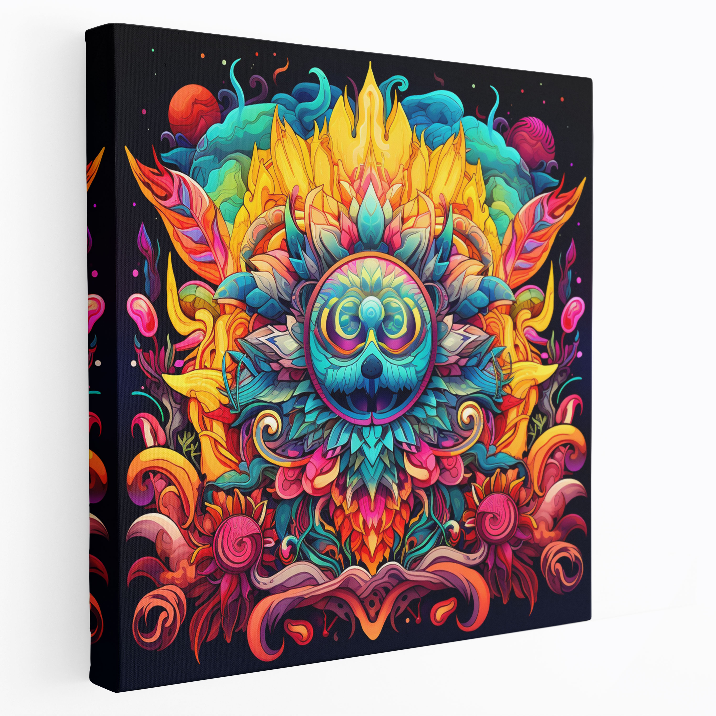 Dope Psychedelic Canvas Print - Dope, Digital Illustration, Dope, Shapes