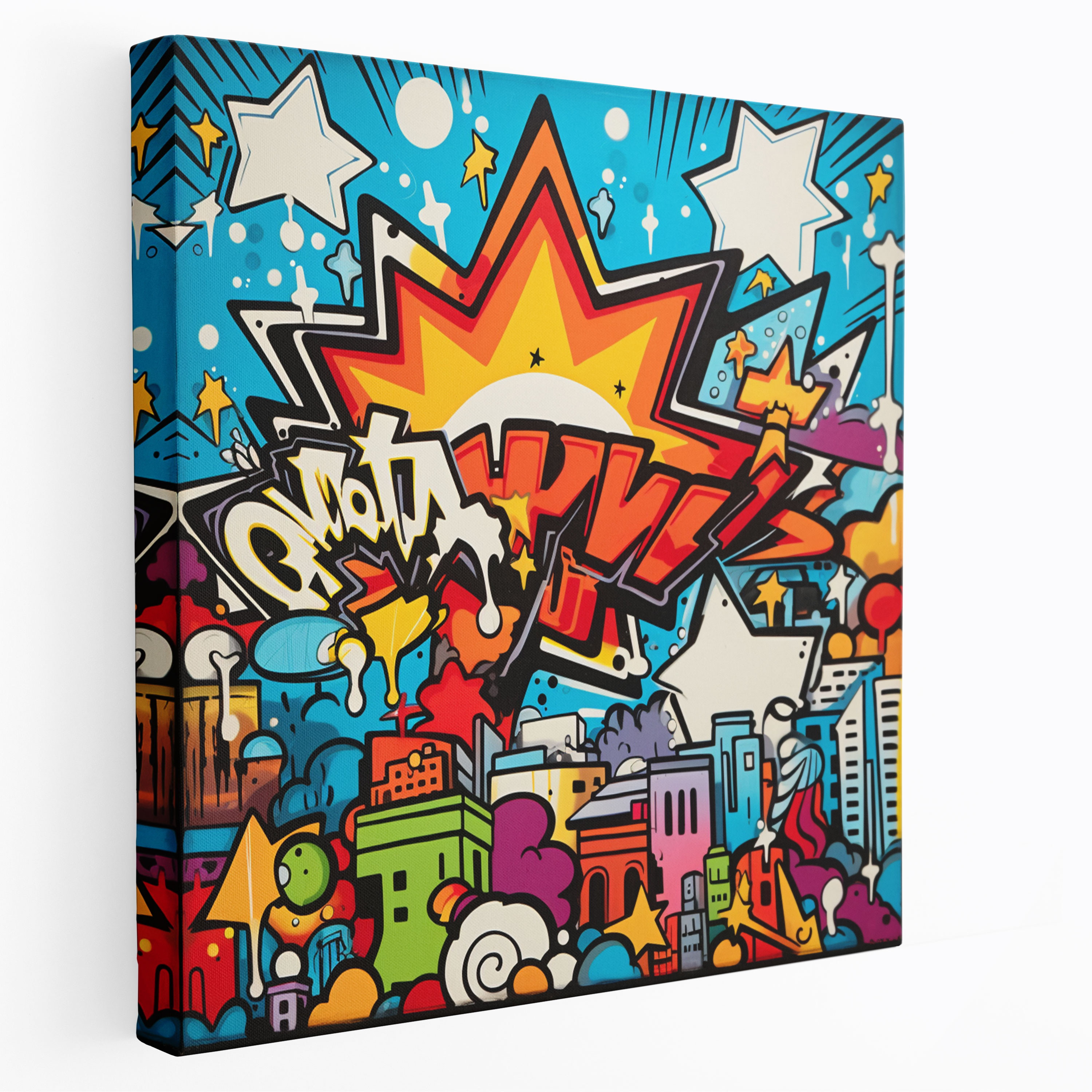 Dope Graffiti Canvas Print - Dope, Retro Pop Art, Graffiti, Canvas