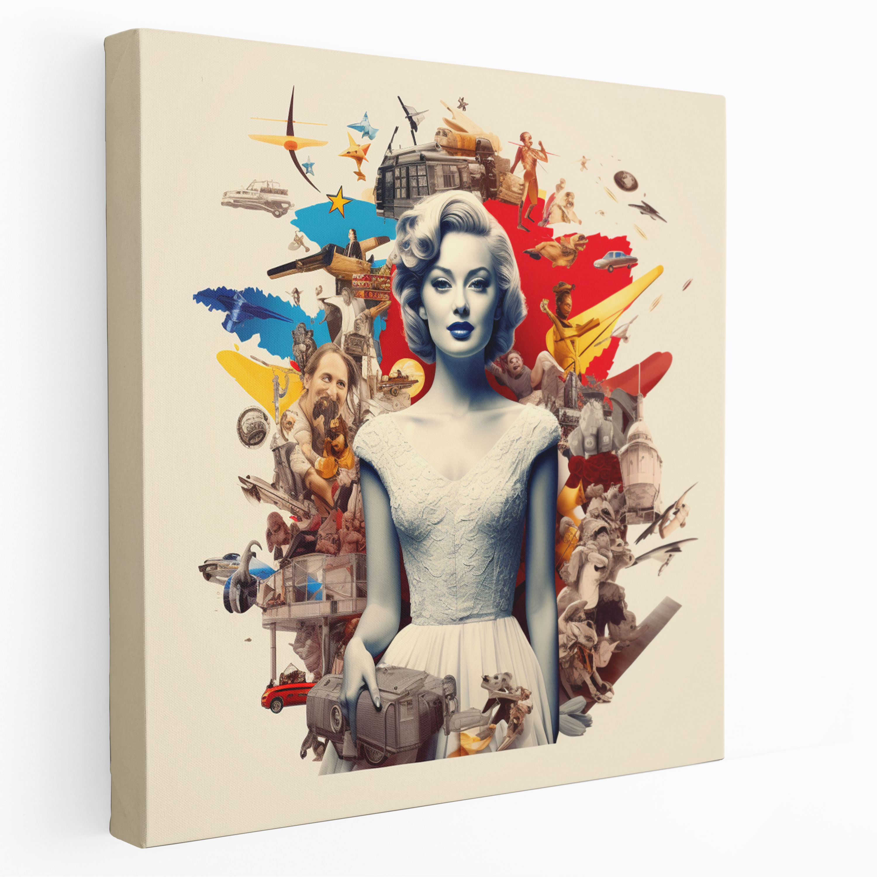 Dope Pop Culture Canvas Print - Dope, Montage, Colorful, Canvas