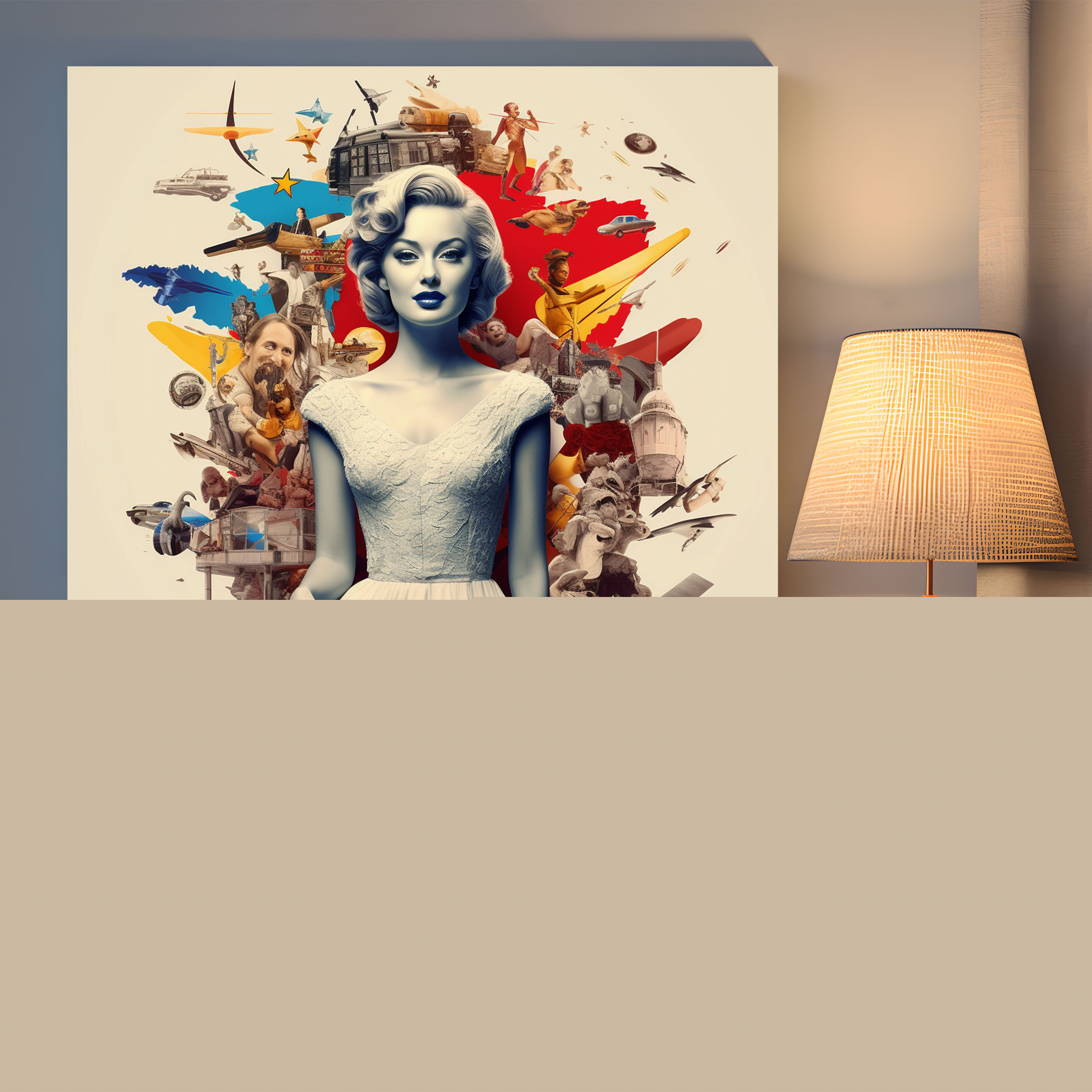 Dope Pop Culture Canvas Print - Dope, Montage, Colorful, Canvas