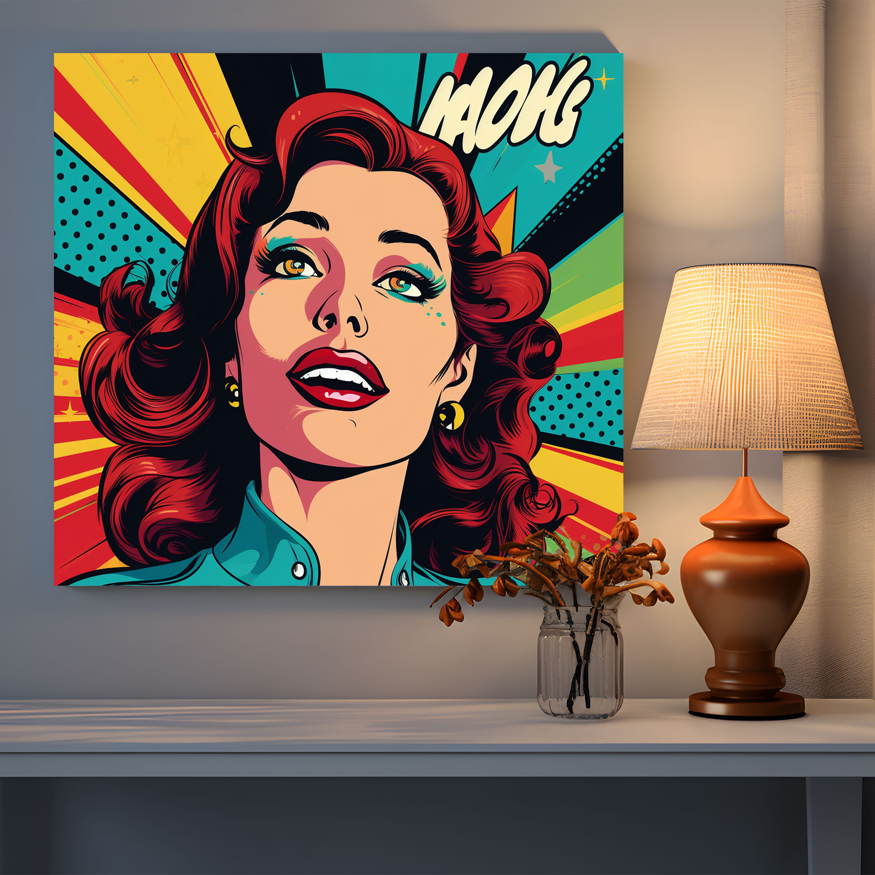 Dope Pop Art Wall Art - Dope, Wall Decoration, Wall Art, Canvas Wall Art