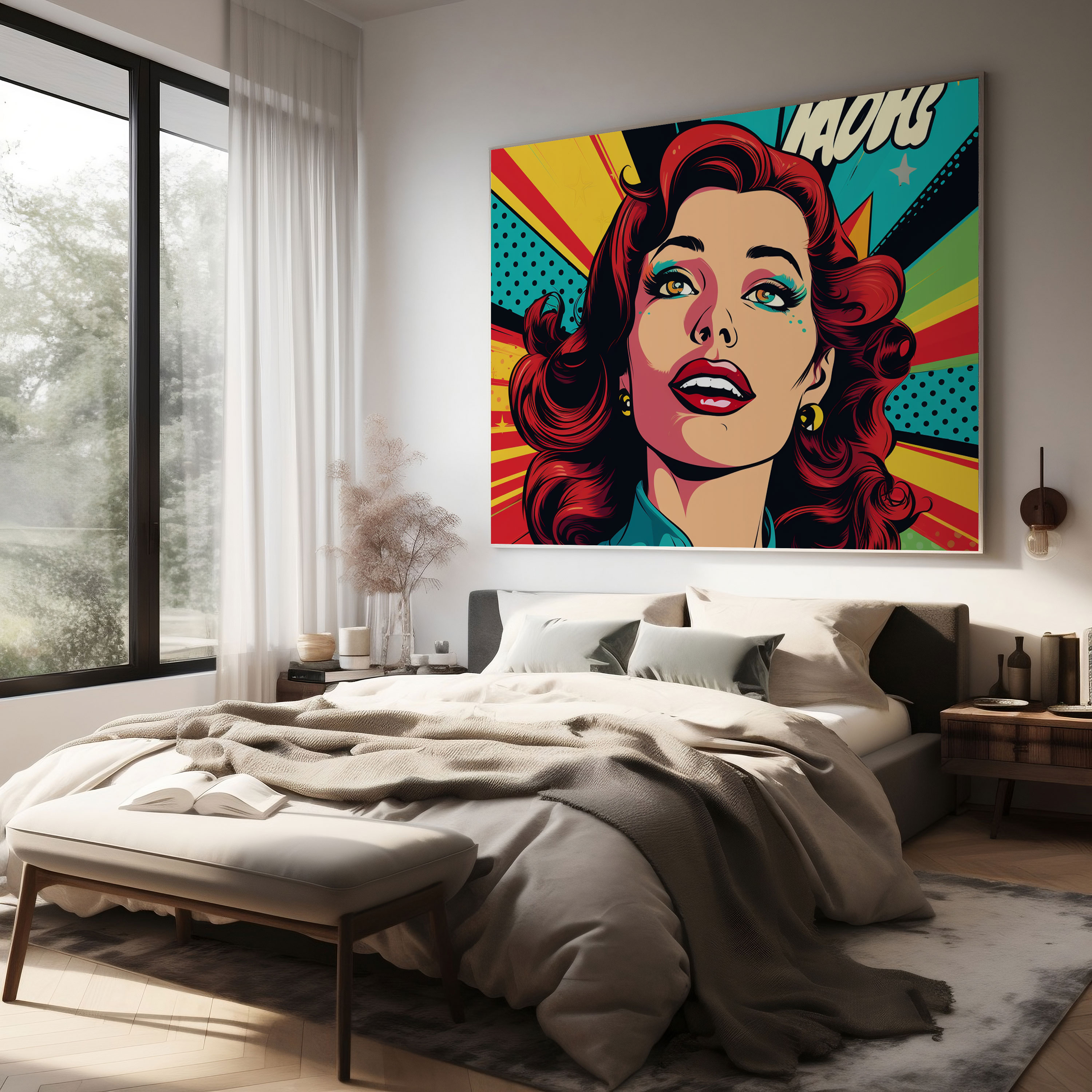 Dope Pop Art Wall Art - Dope, Wall Decoration, Wall Art, Canvas Wall Art