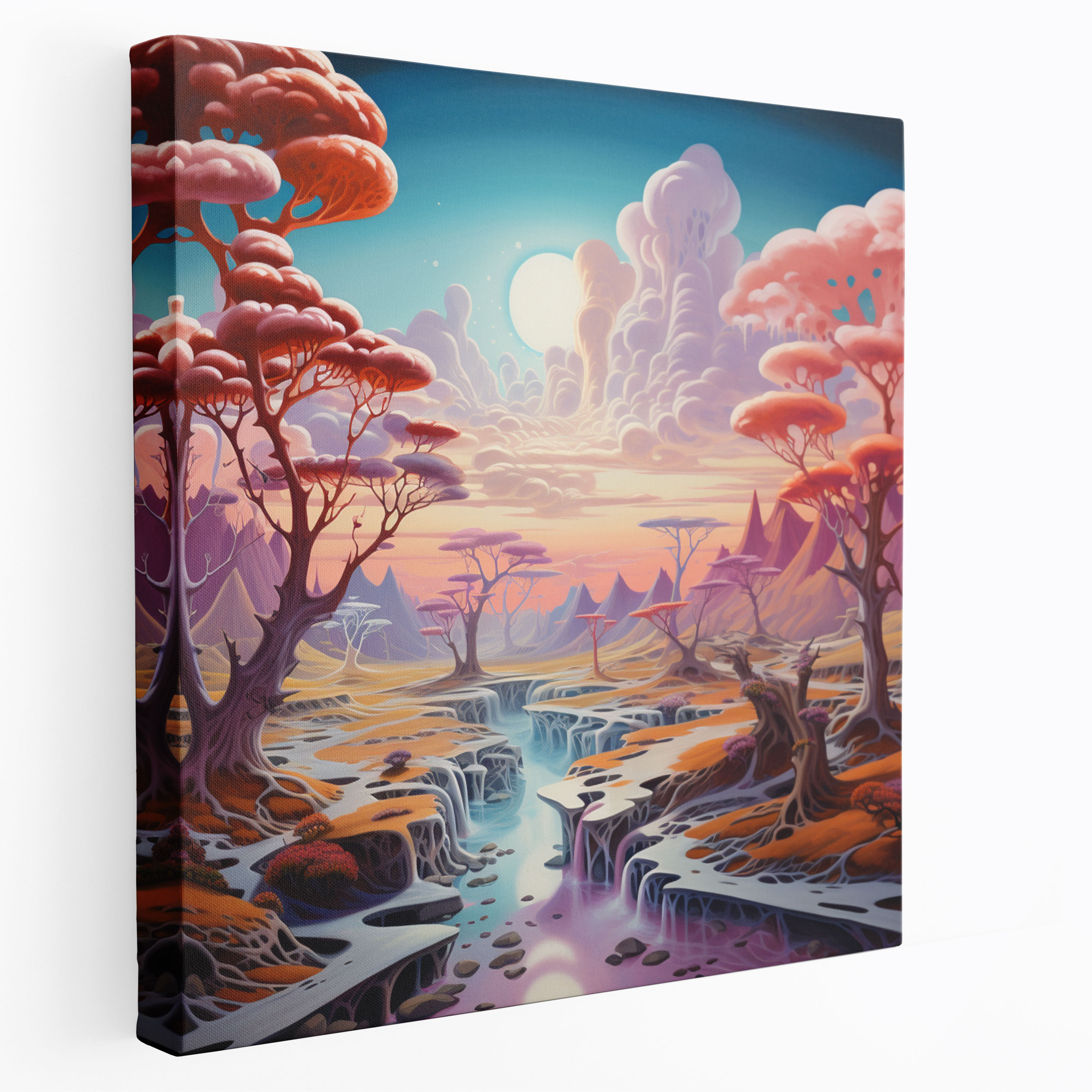 Dope Surreal Canvas Print - Dope, Wall Art, Home Decoration, Landscape Painting
