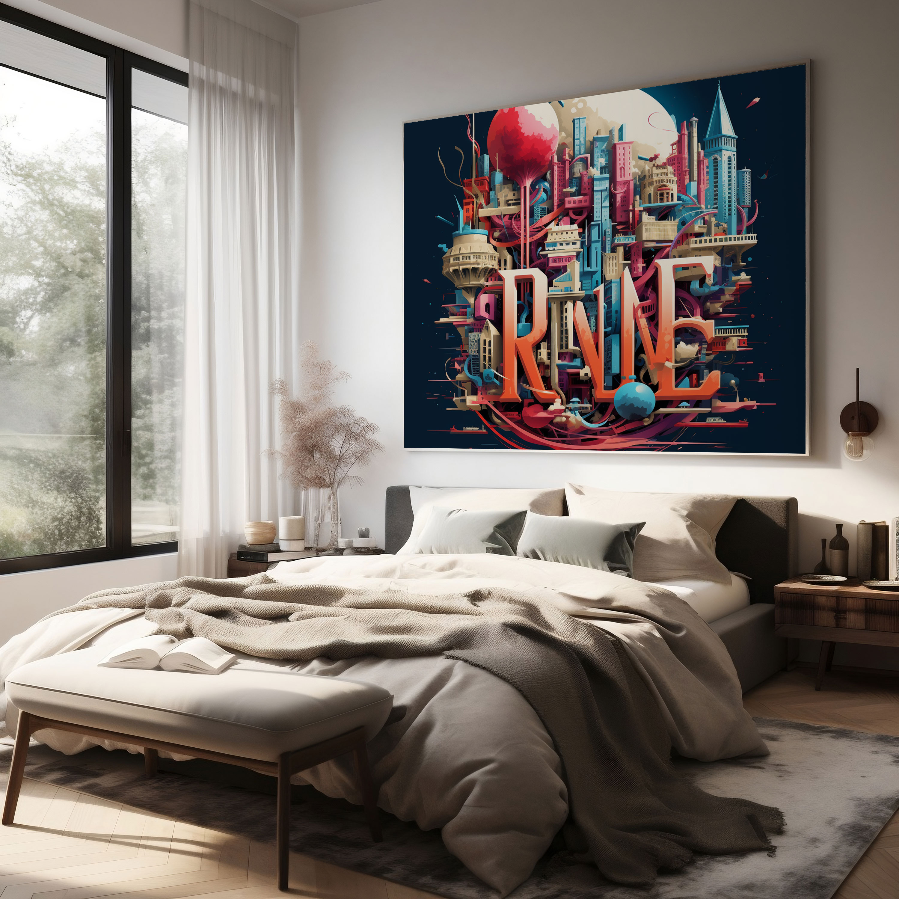 Dope Typography Canvas Print - Dope, Wall Decoration, Dope, Home Decoration