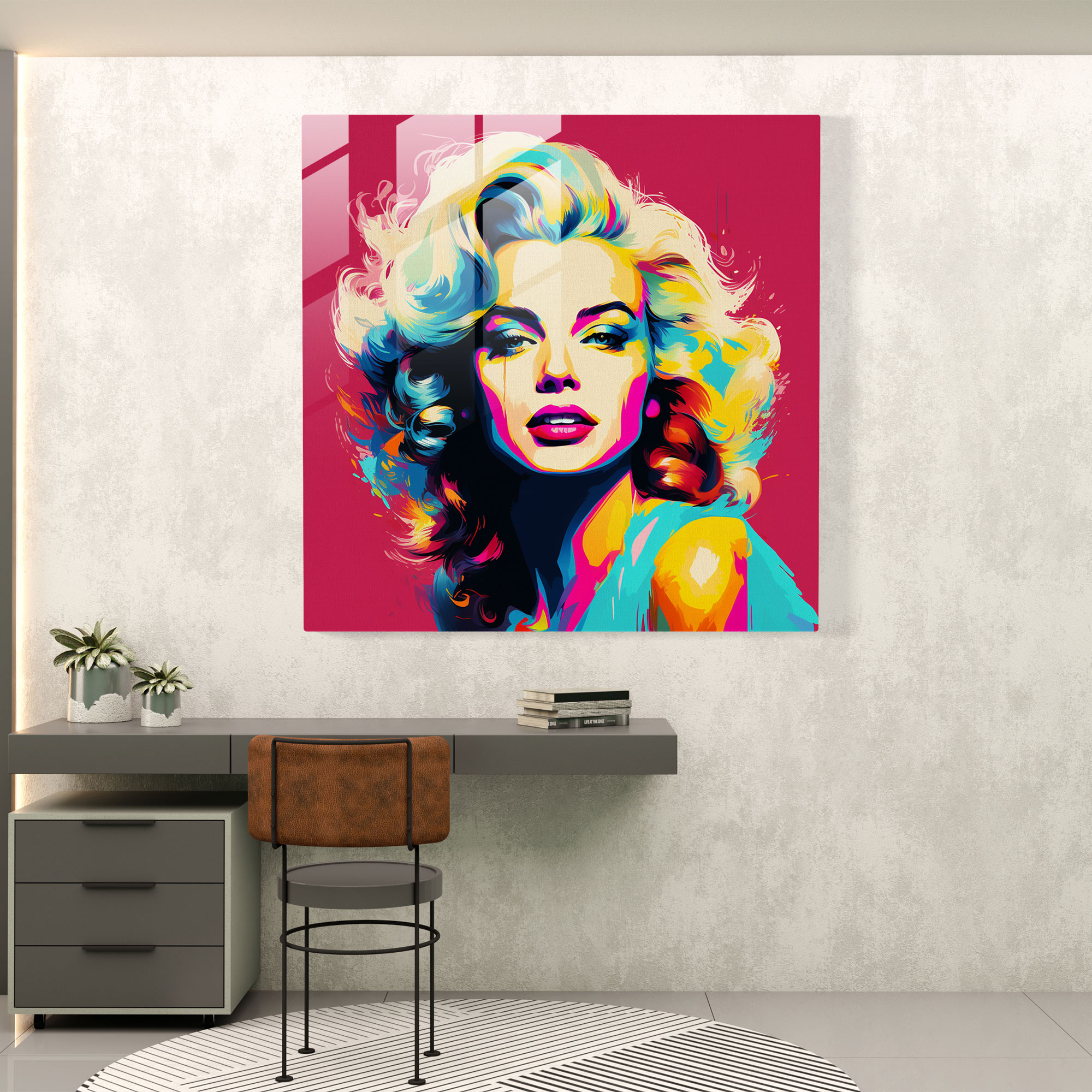 Dope Pop Culture Glass Print - Dope, Dope, Home Decoration, Glass Wall Art