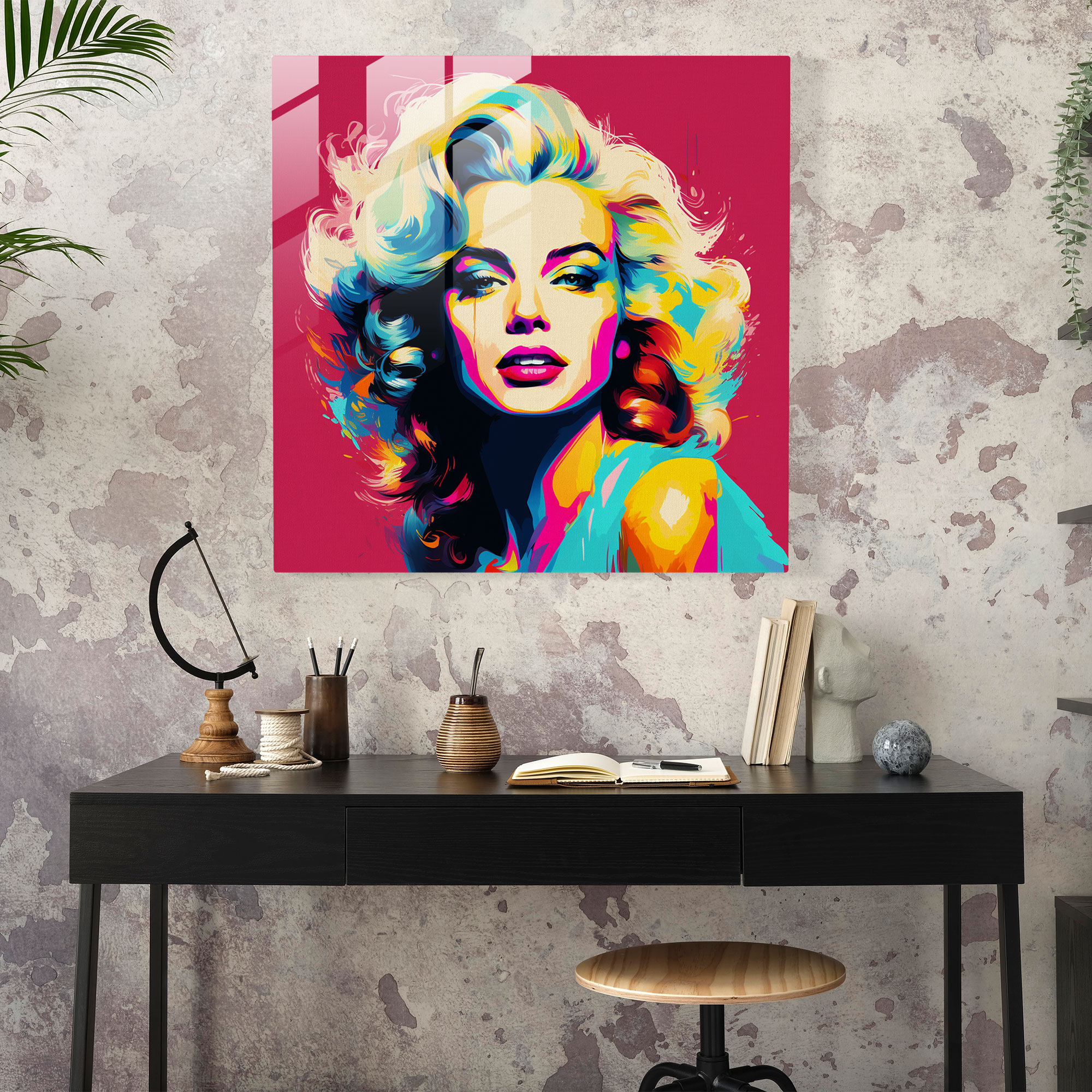 Dope Pop Culture Glass Print - Dope, Dope, Home Decoration, Glass Wall Art
